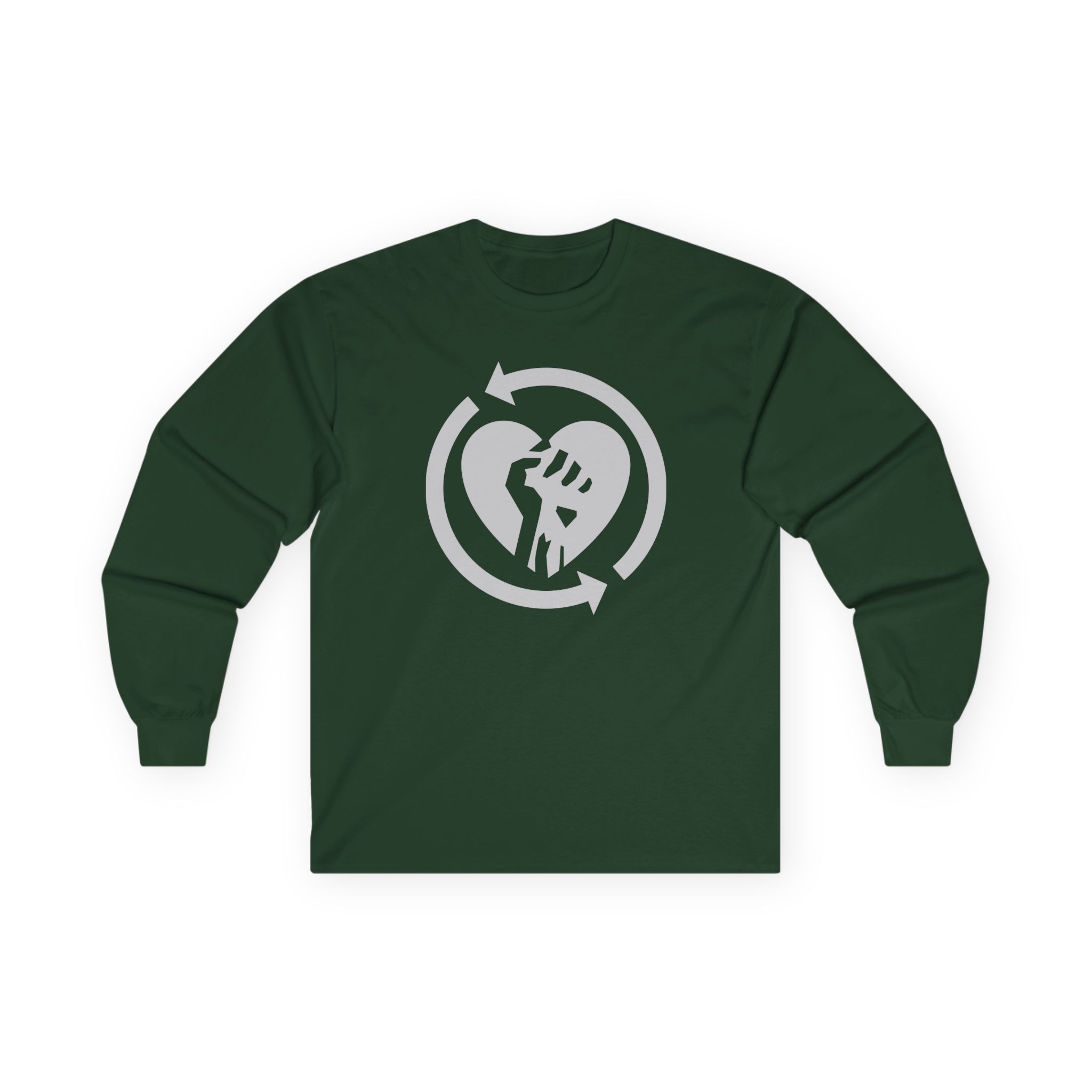 Rise Against Heartfist Glow in the Dark Unisex Ultra Cotton Long Sleeve Tee