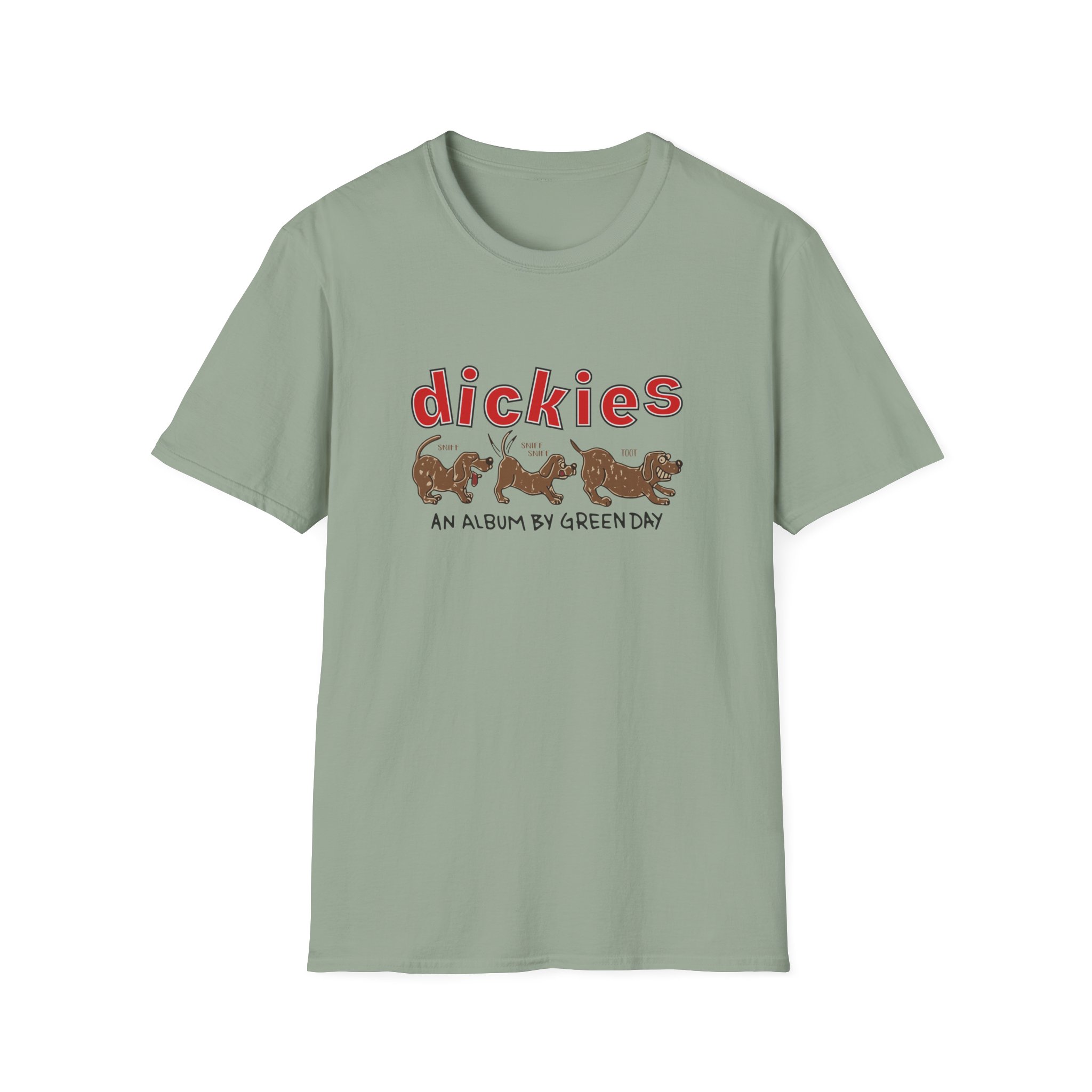 Green Day Dookie Dogs Unisex Softstyle T-Shirt