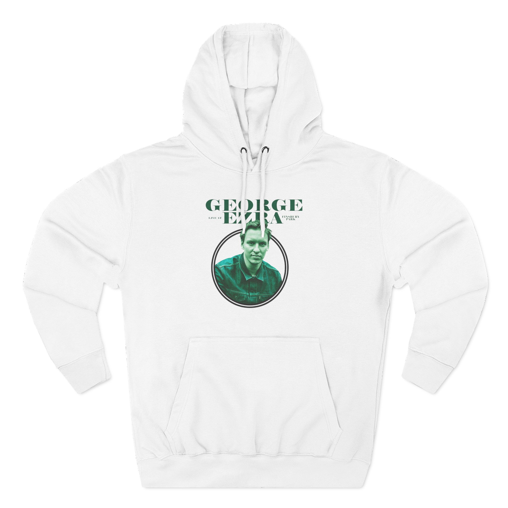 George Ezra Live at Finsbury Park Event Three-Panel Fleece Hoodie