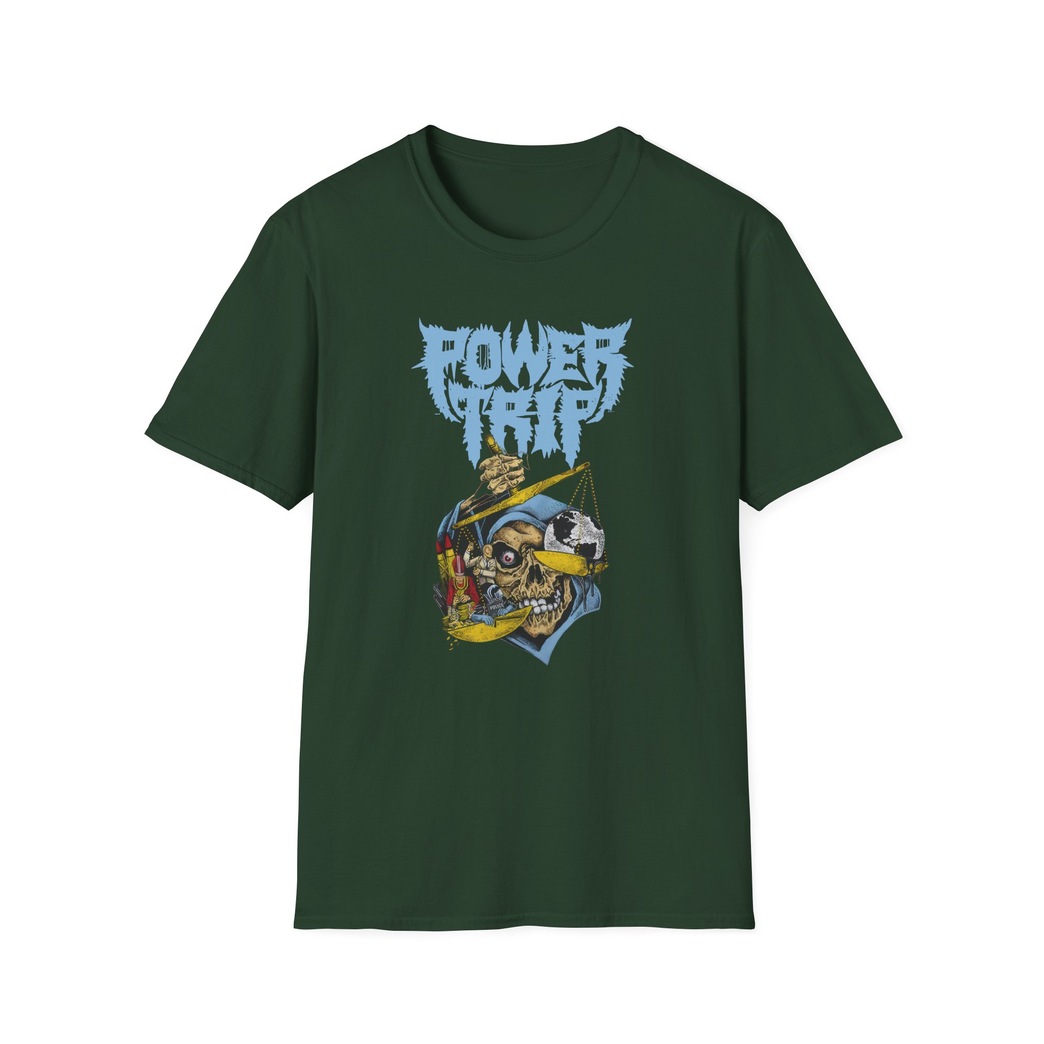 Power Trip Scale Unisex Softstyle T-Shirt