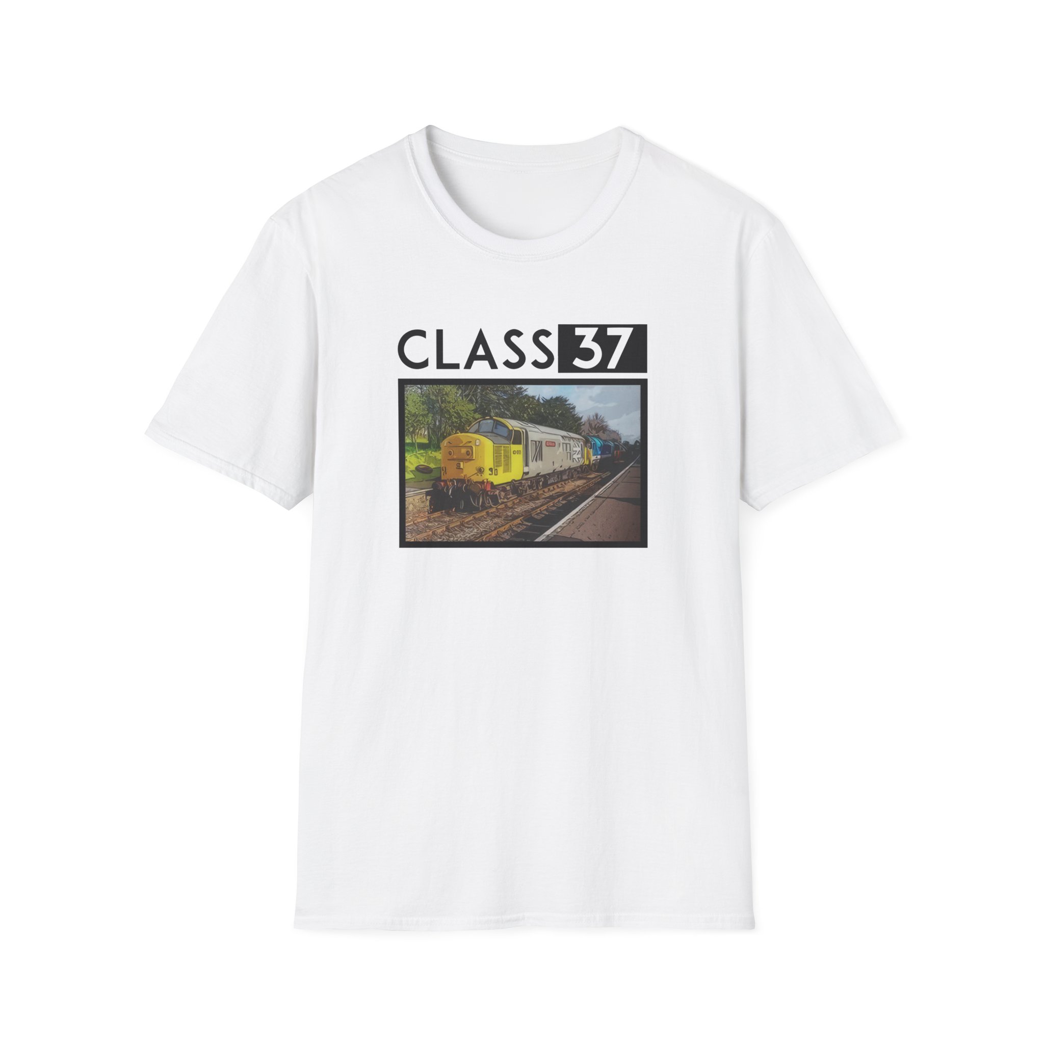Ryan Windridge Class 37 Train Unisex Softstyle T-Shirt