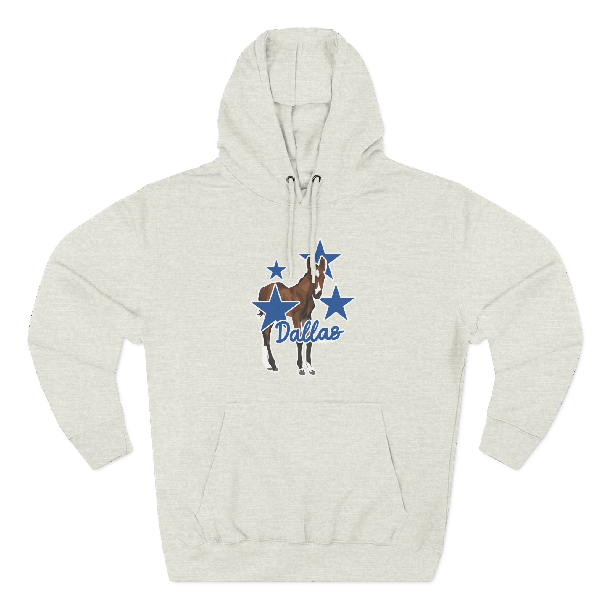 Katie Van Slyke Dallas Three-Panel Fleece Hoodie