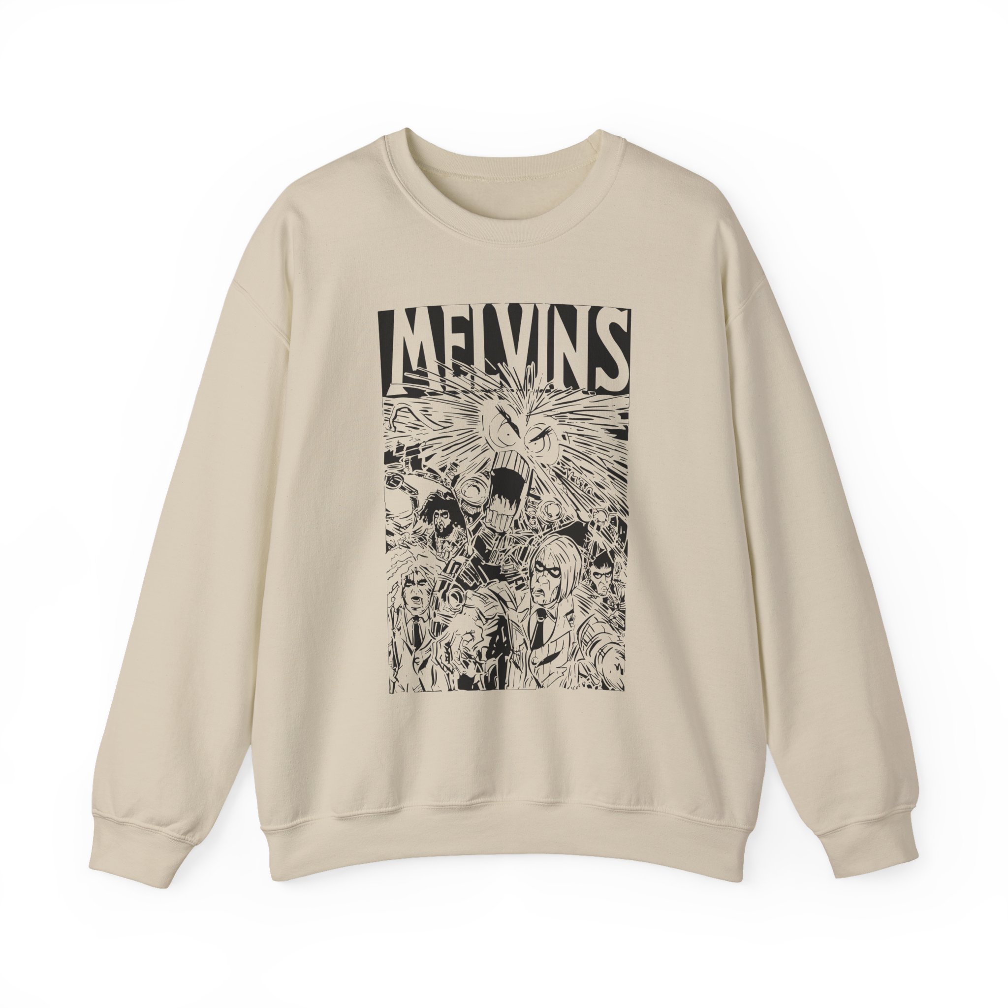 Melvins Album Concert Unisex Heavy Blendâ„¢ Crewneck Sweatshirt