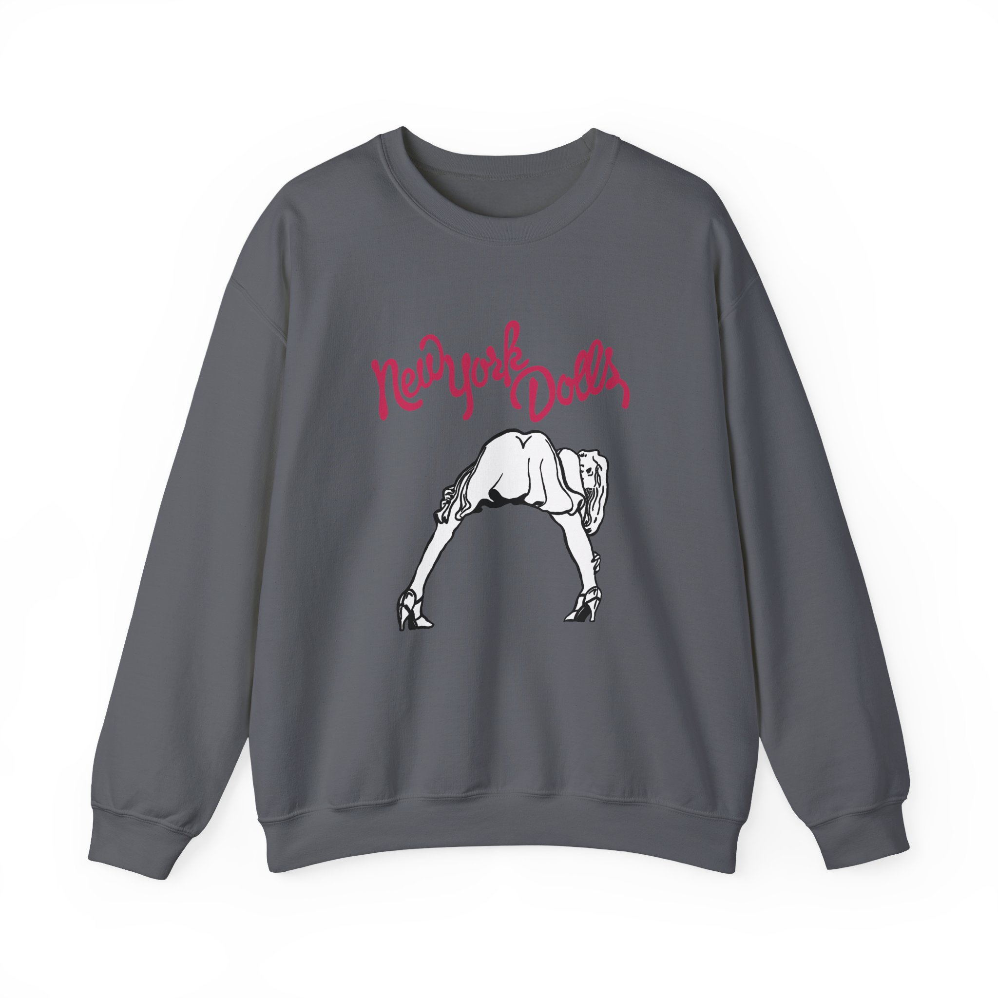 New York Dolls Lipstick Girl Unisex Heavy Blendâ„¢ Crewneck Sweatshirt