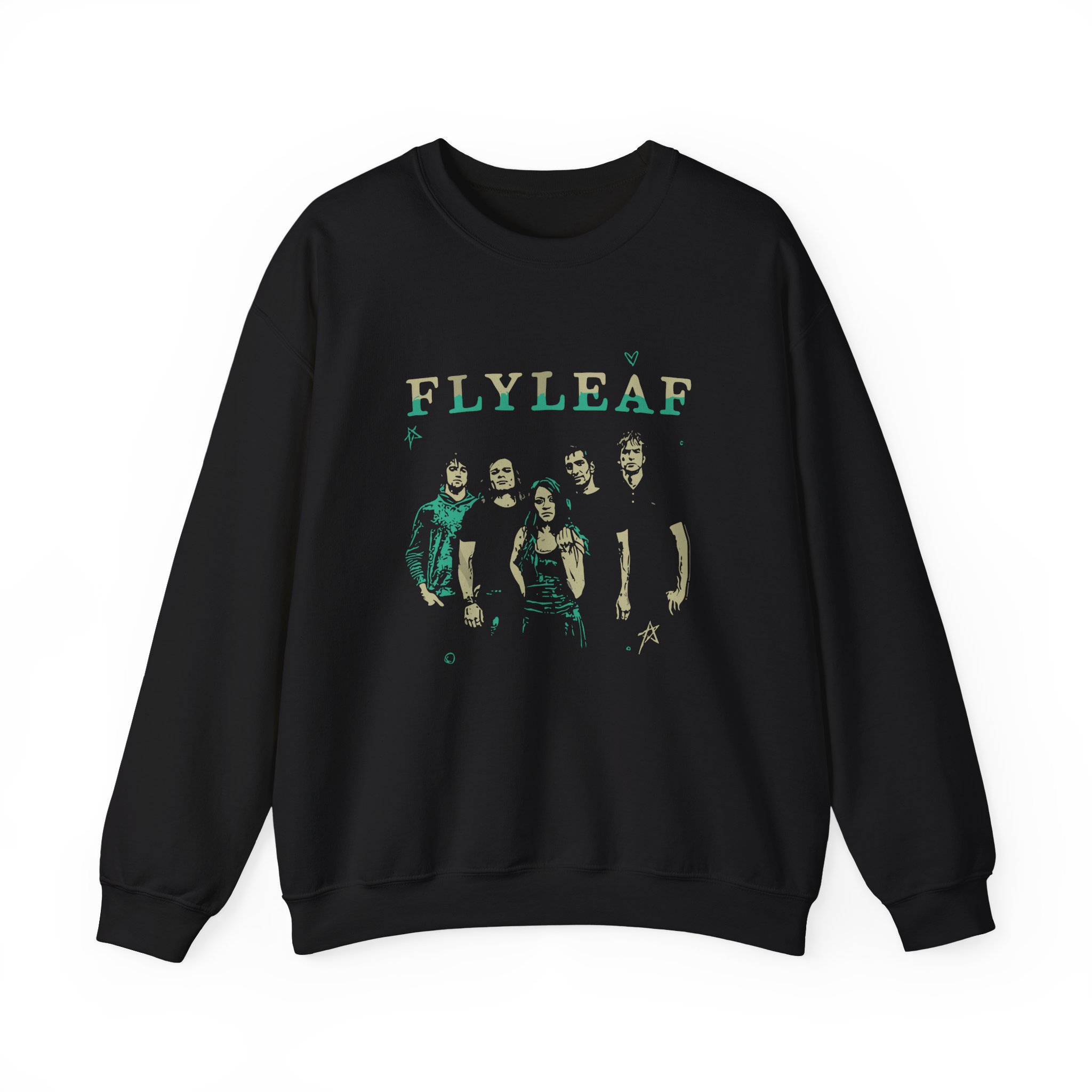 Flyleaf Group Photo Unisex Heavy Blendâ„¢ Crewneck Sweatshirt