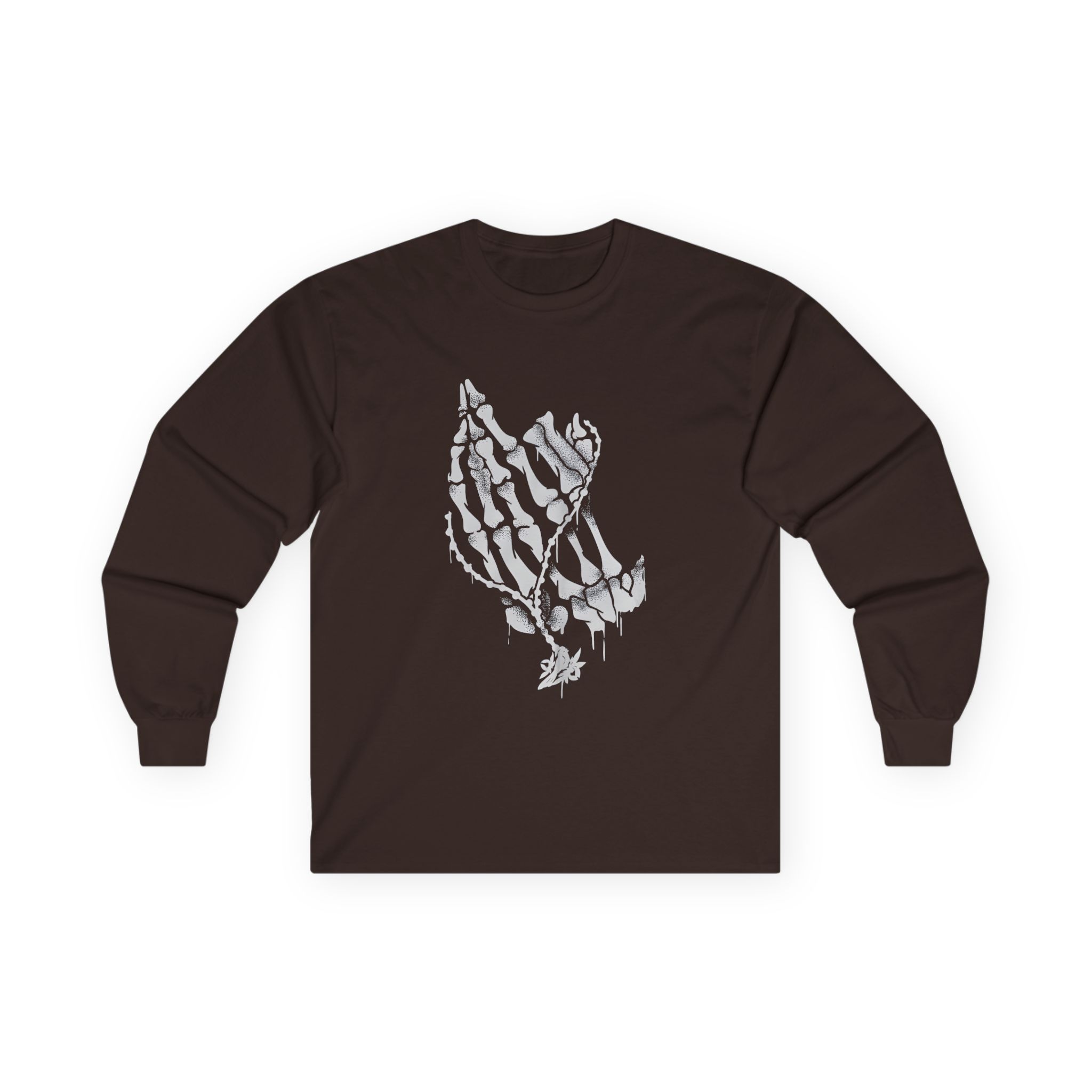 Bayside Praying Hands Unisex Ultra Cotton Long Sleeve Tee