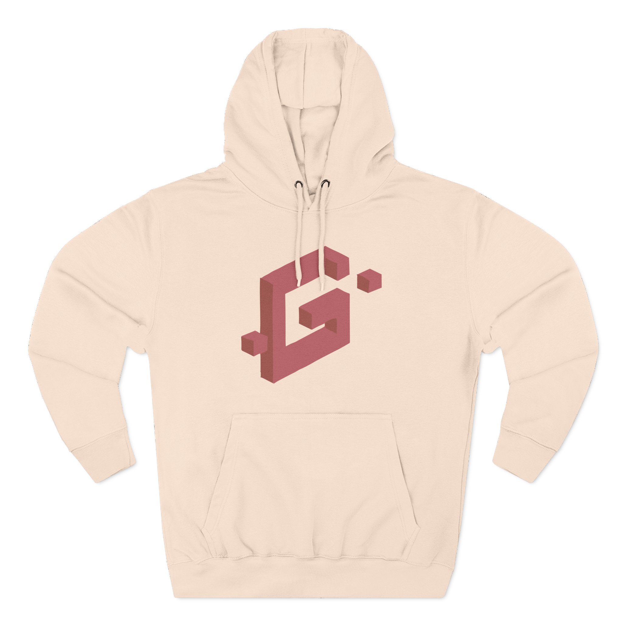 Grian Three-Panel Fleece Hoodie