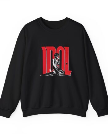 Billy Idol Rebel Yell Kneeling Photo Unisex Heavy Blend™ Crewneck Sweatshirt