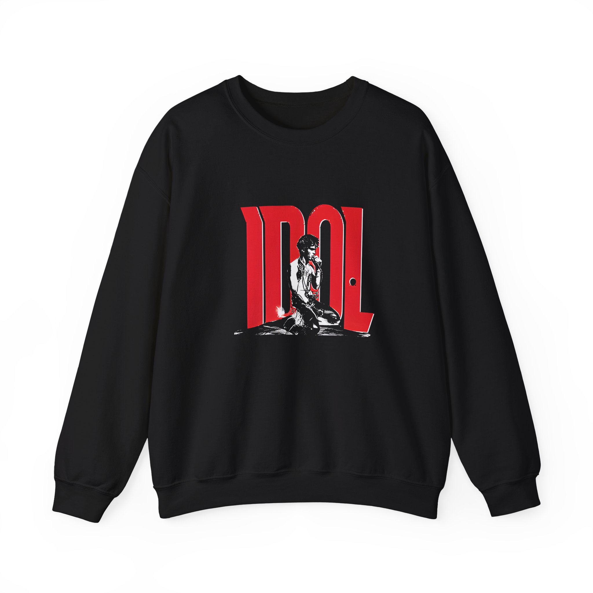 Billy Idol Rebel Yell Kneeling Photo Unisex Heavy Blendâ„¢ Crewneck Sweatshirt
