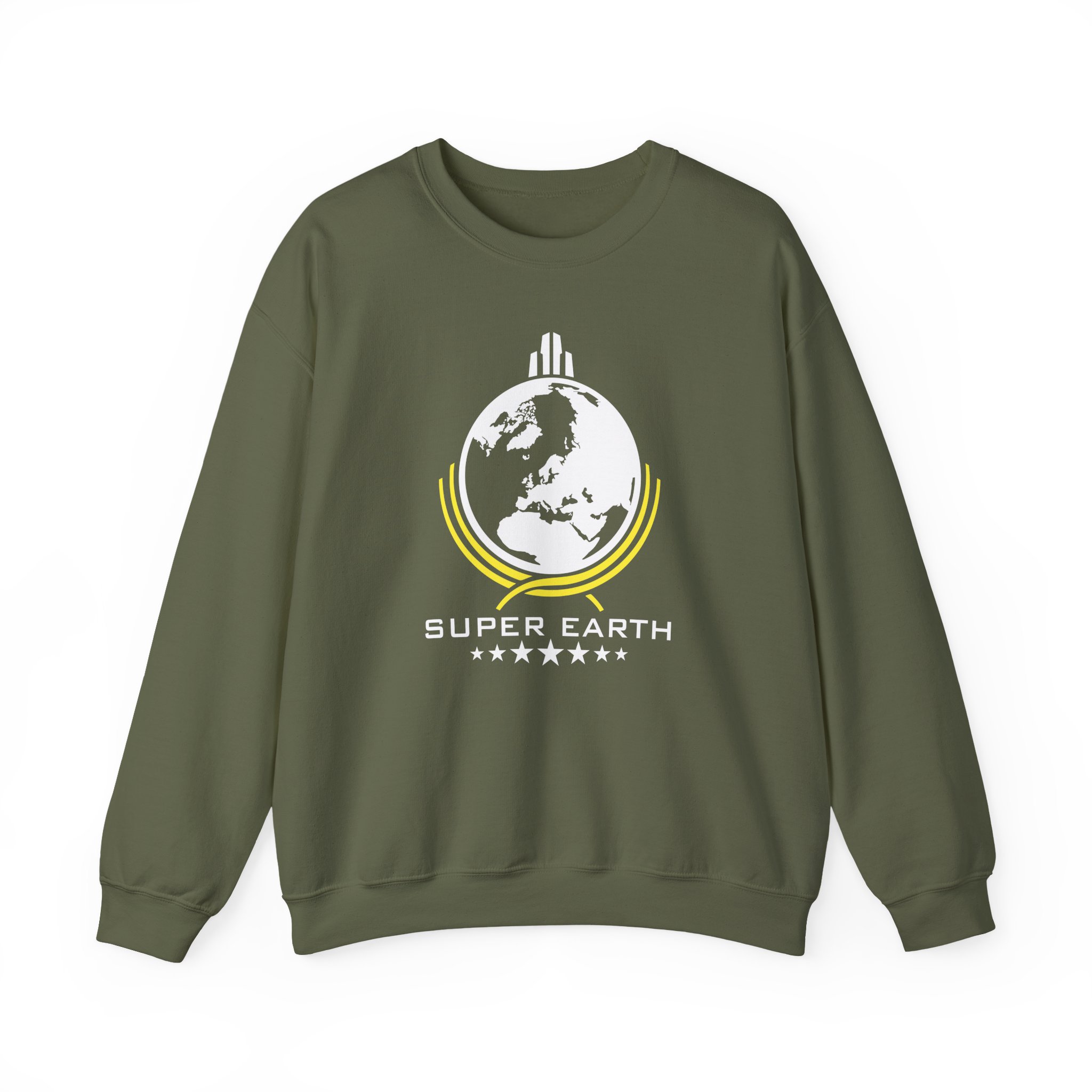Helldivers Super Earth Unisex Heavy Blendâ„¢ Crewneck Sweatshirt