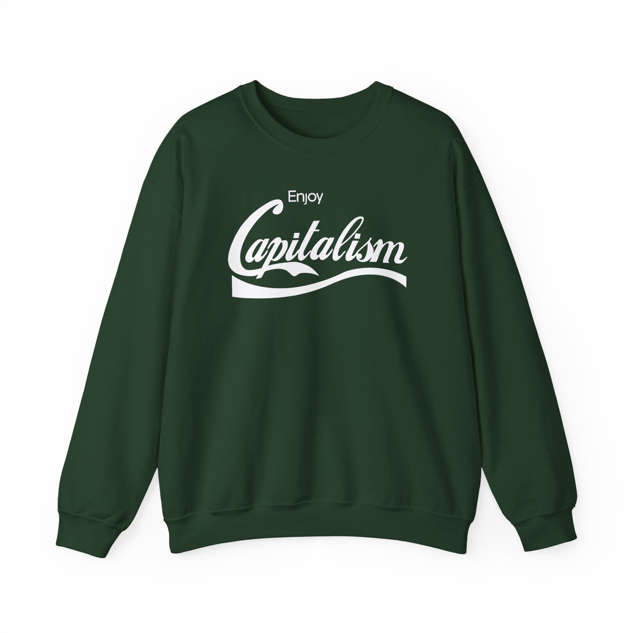 Valuetainment Enjoy Capitalism Unisex Heavy Blendâ„¢ Crewneck Sweatshirt