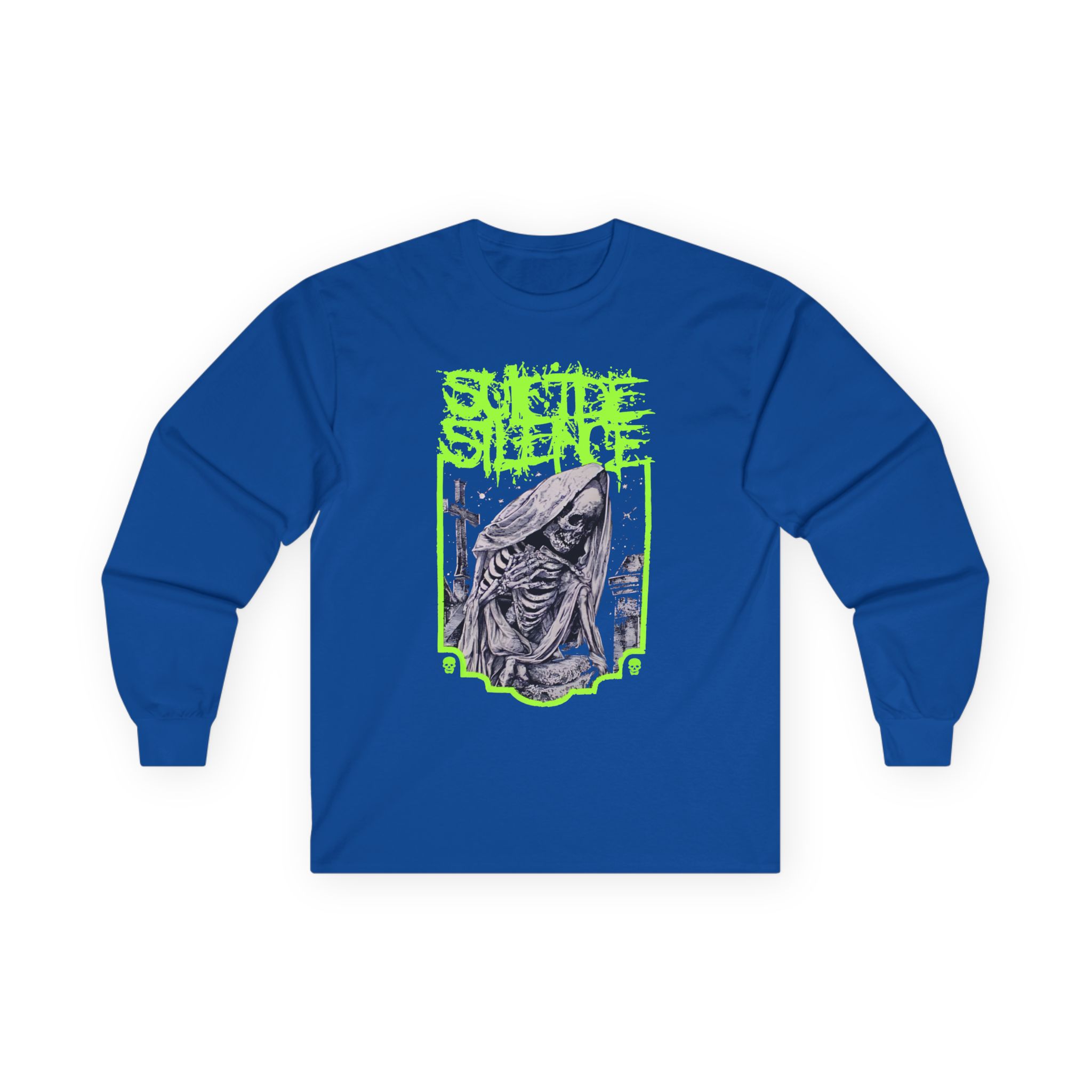 Suicide Silence Unanswered Neon Unisex Ultra Cotton Long Sleeve Tee