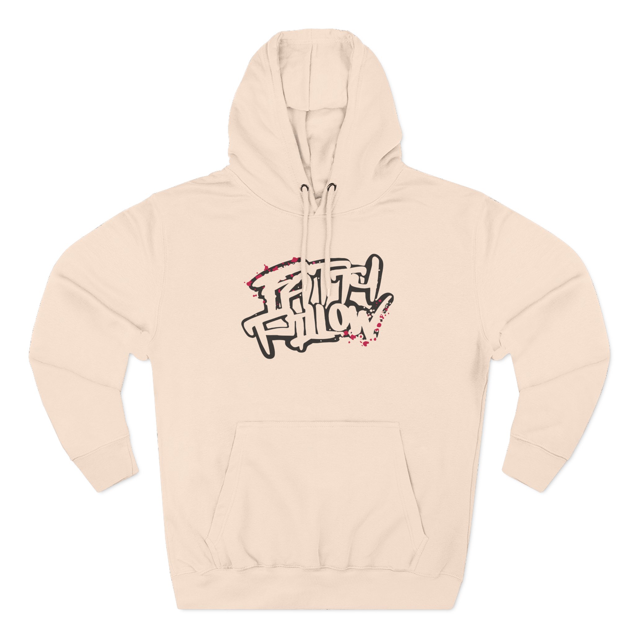 Fattypillow Three-Panel Fleece Hoodie