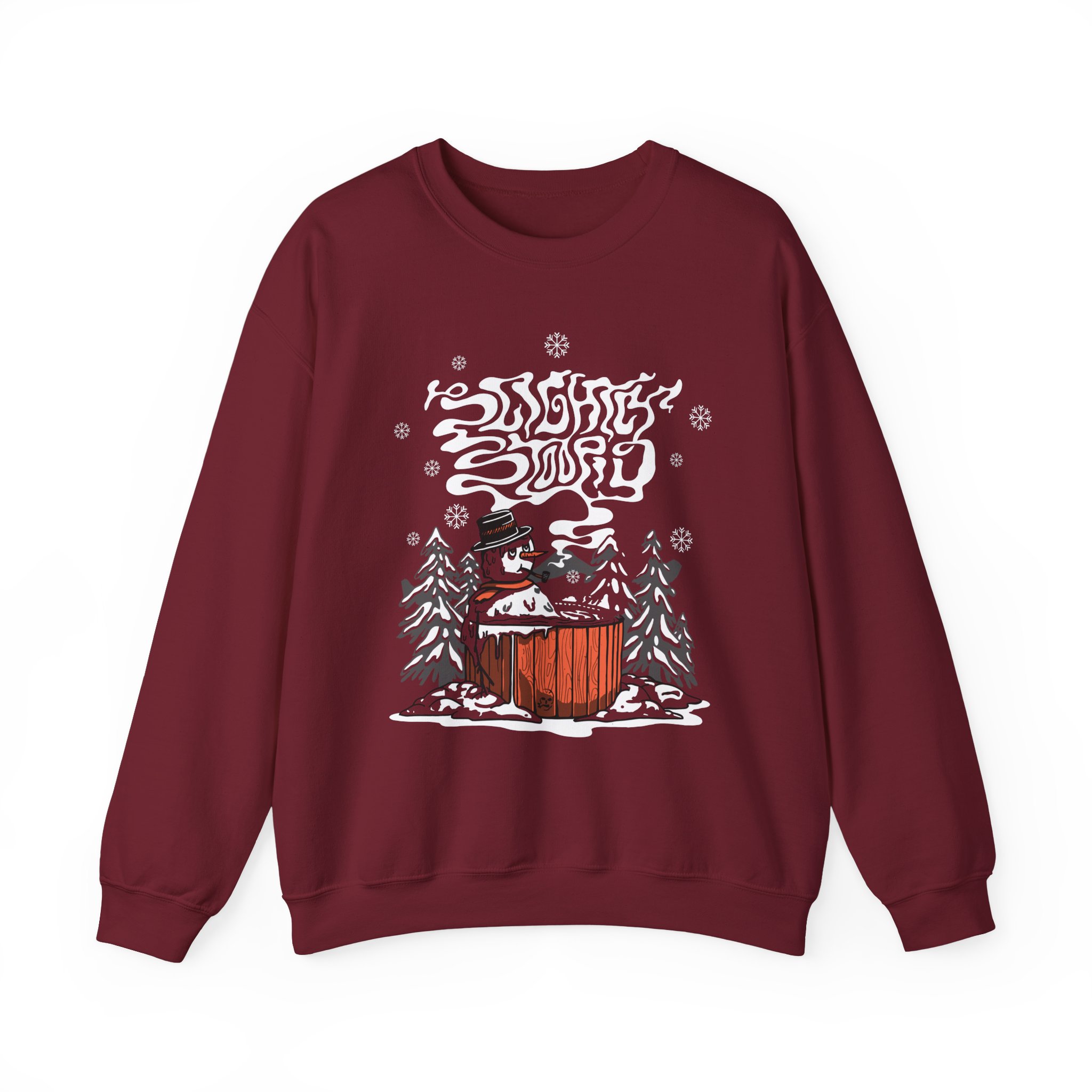 Slightly Stoopid Snowman Unisex Heavy Blendâ„¢ Crewneck Sweatshirt