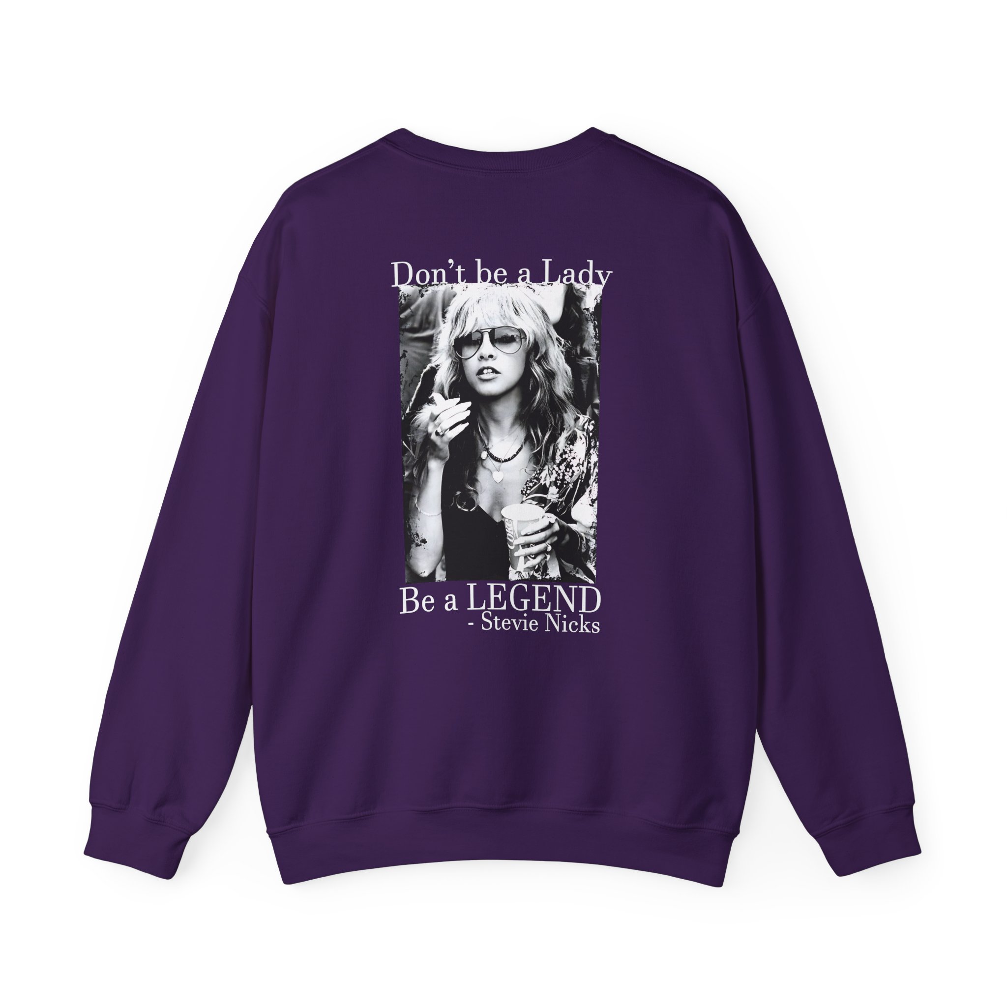 Stevie Nicks Don't Be A Lady, Be A Legend Unisex Heavy Blendâ„¢ Crewneck Sweatshirt
