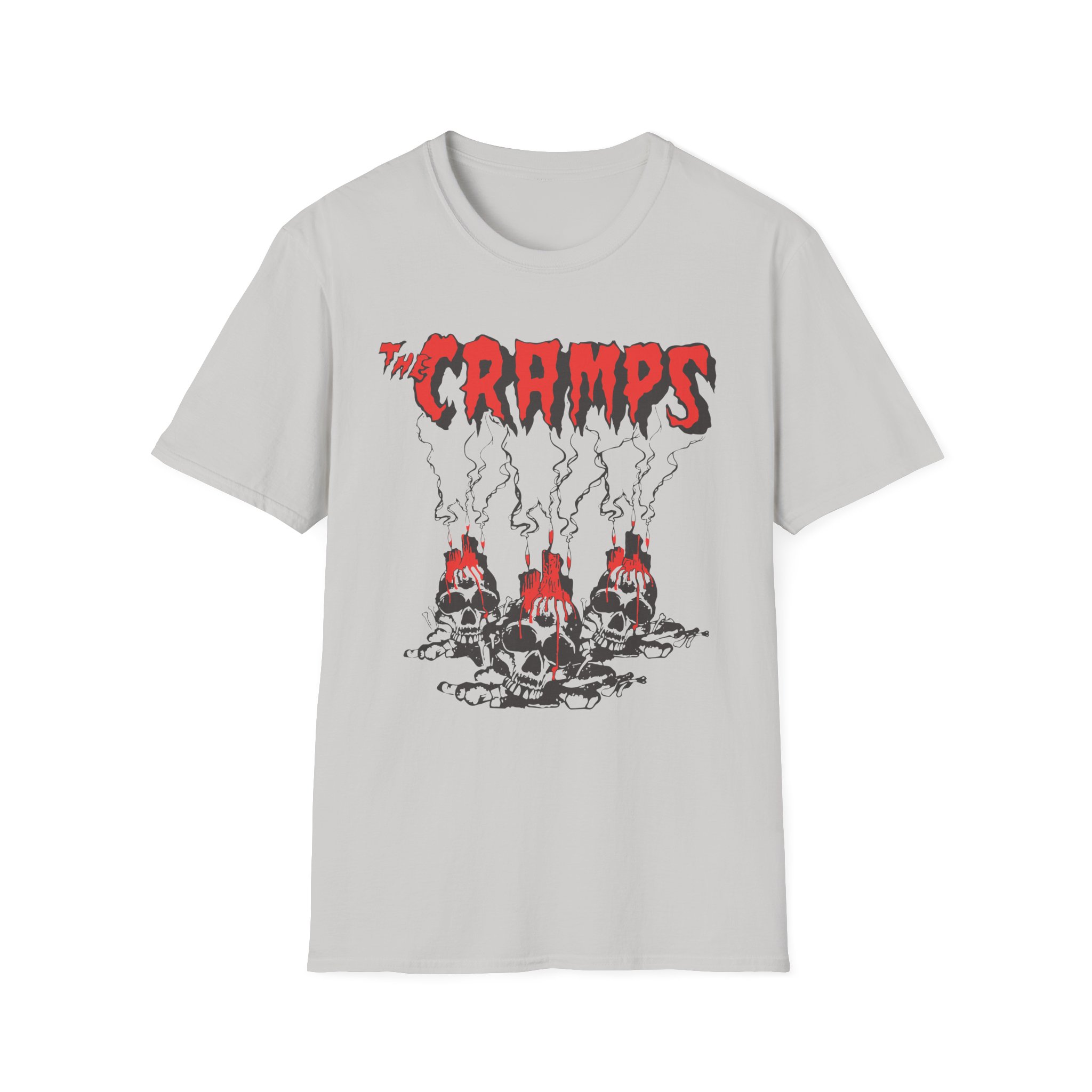 The Cramps Voodoo Skulls Unisex Softstyle T-Shirt