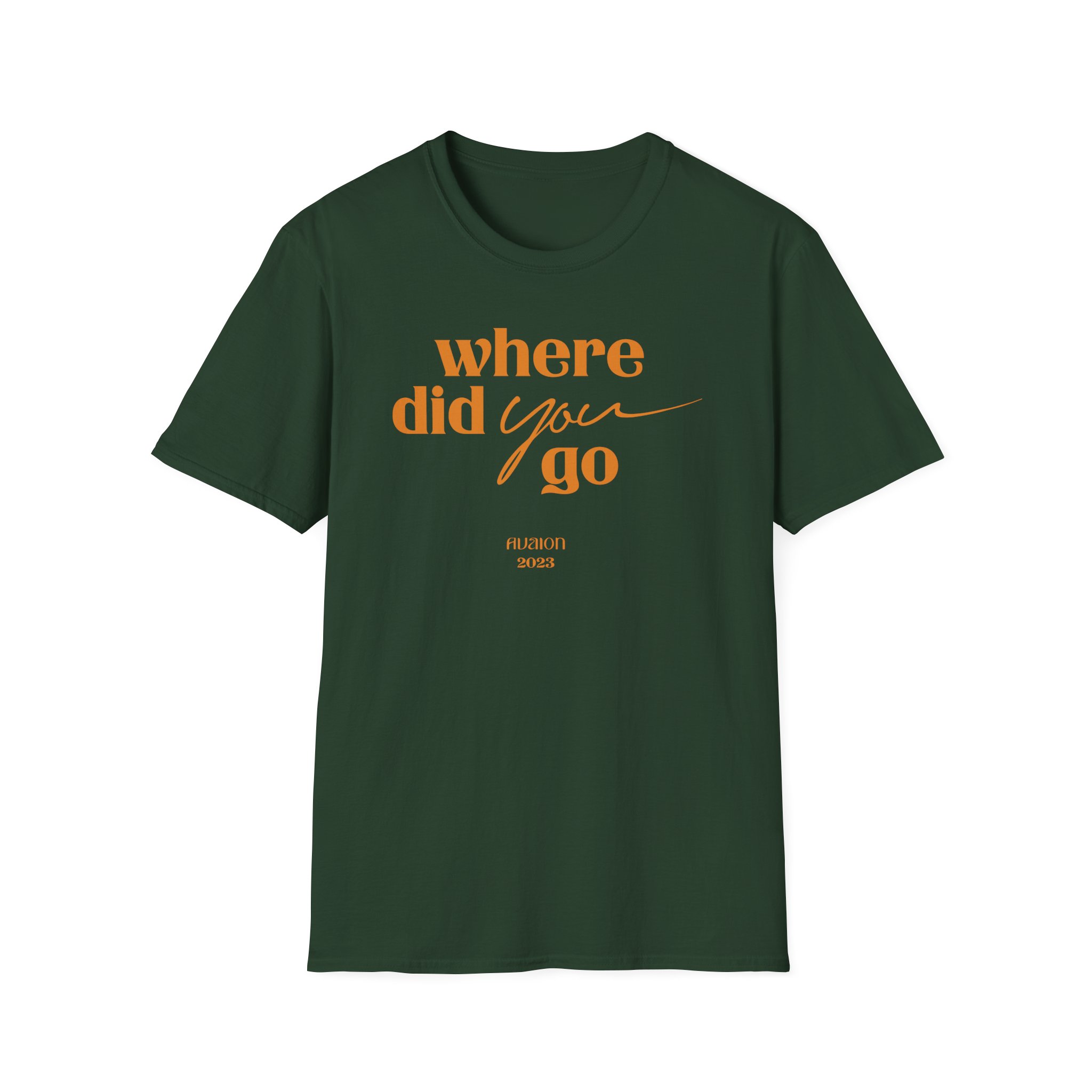 Avaion Where Did You Go Unisex Softstyle T-Shirt