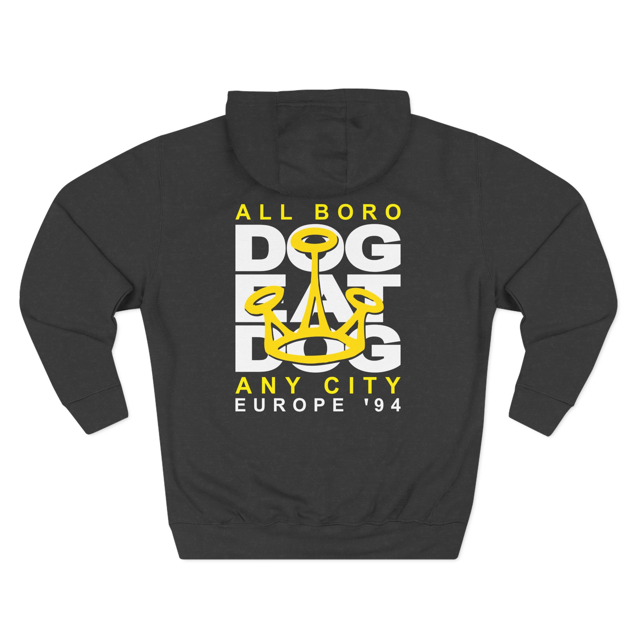 Dog Eat Dog Three-Panel Fleece Hoodie