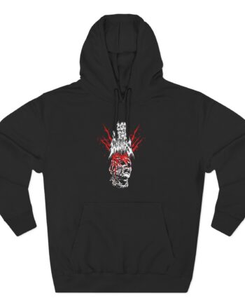 200 Stab Wounds Explode Three-Panel Fleece Hoodie