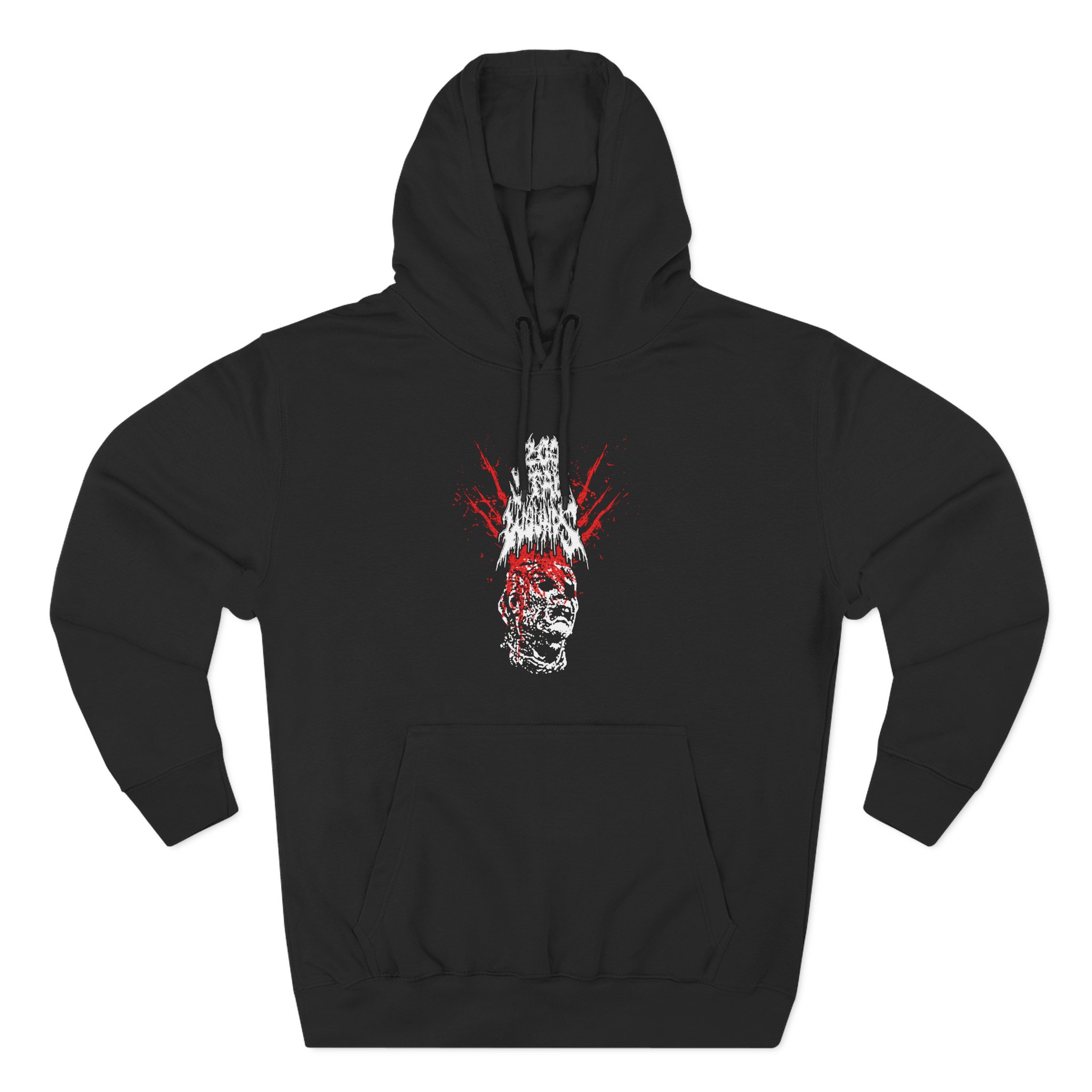 200 Stab Wounds Explode Three-Panel Fleece Hoodie