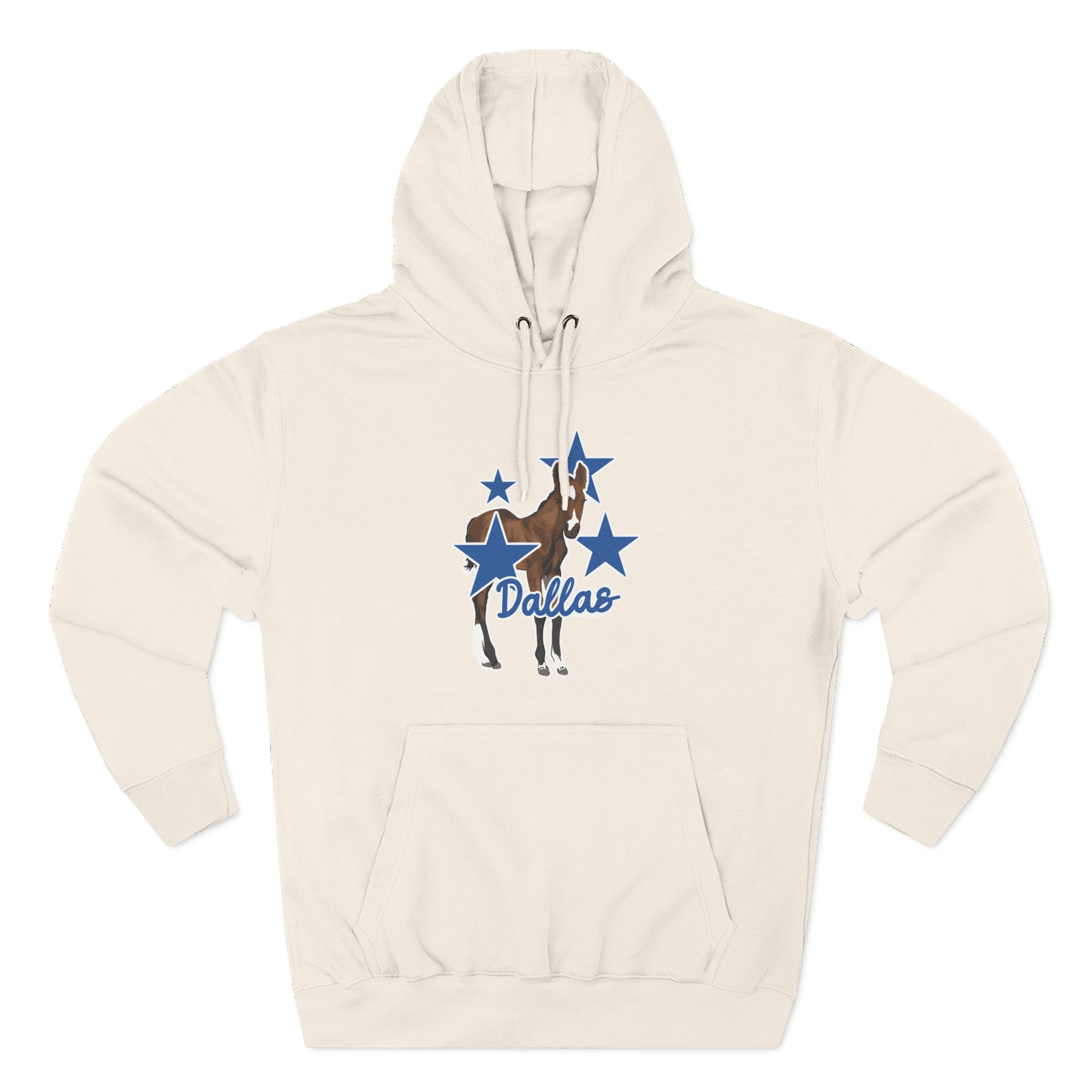 Katie Van Slyke Dallas Three-Panel Fleece Hoodie