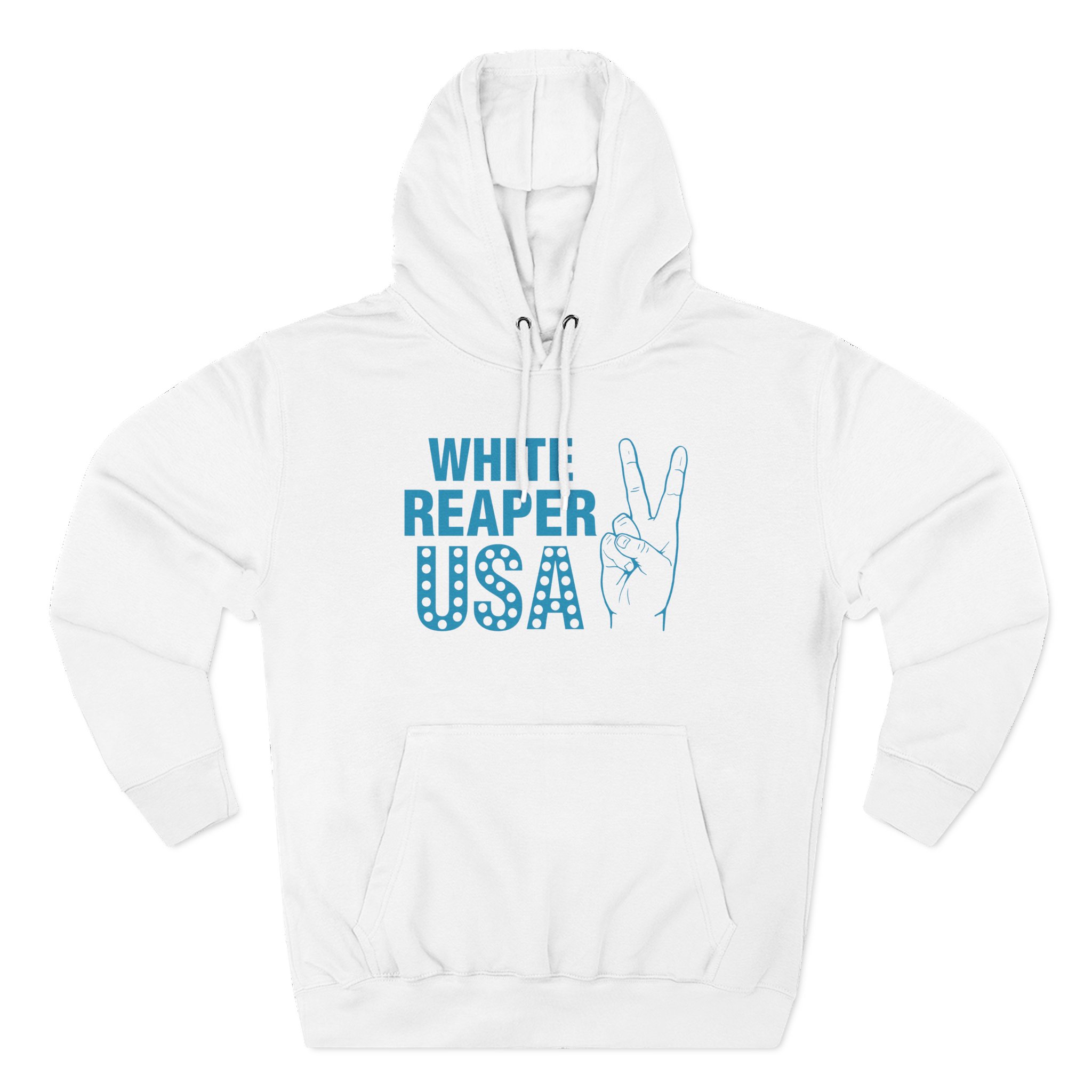 White Reaper Three-Panel Fleece Hoodie