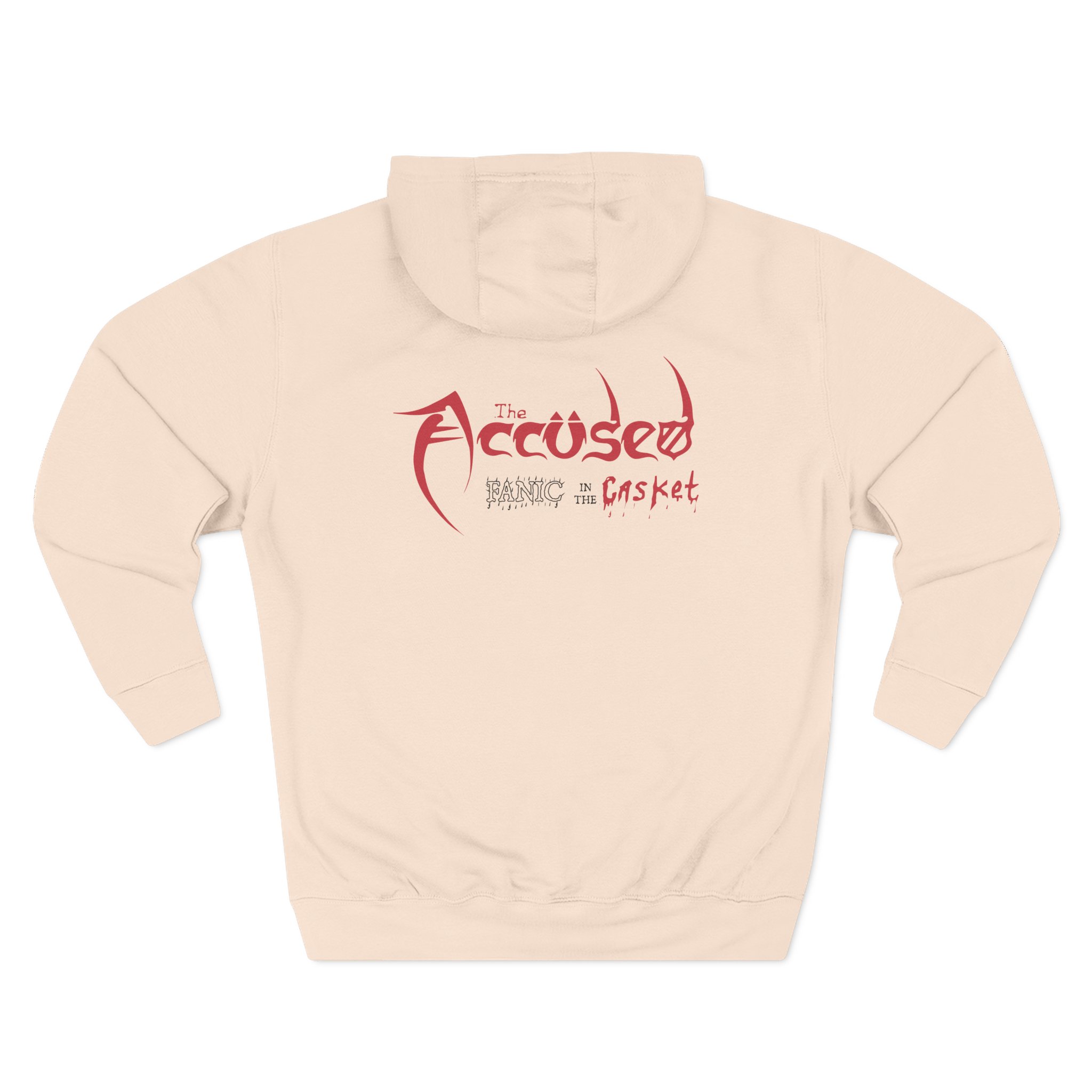 Accused Ad Panic in the Casket Three-Panel Fleece Hoodie