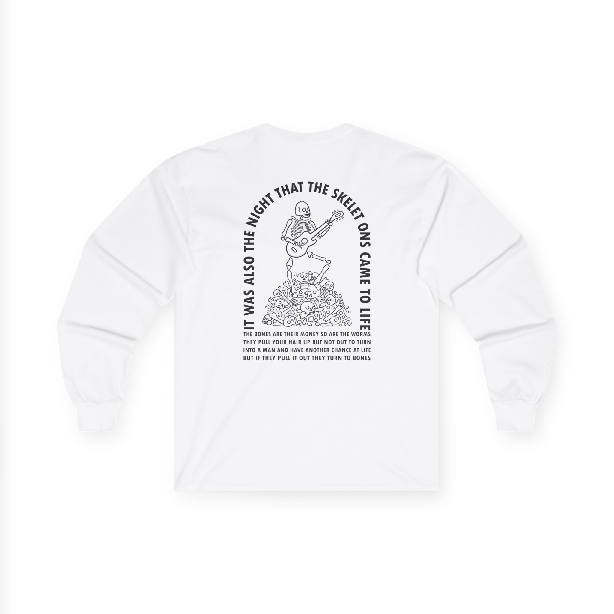 I Think You Should Leave the Night That the Skeletons Came to Life Unisex Ultra Cotton Long Sleeve Tee