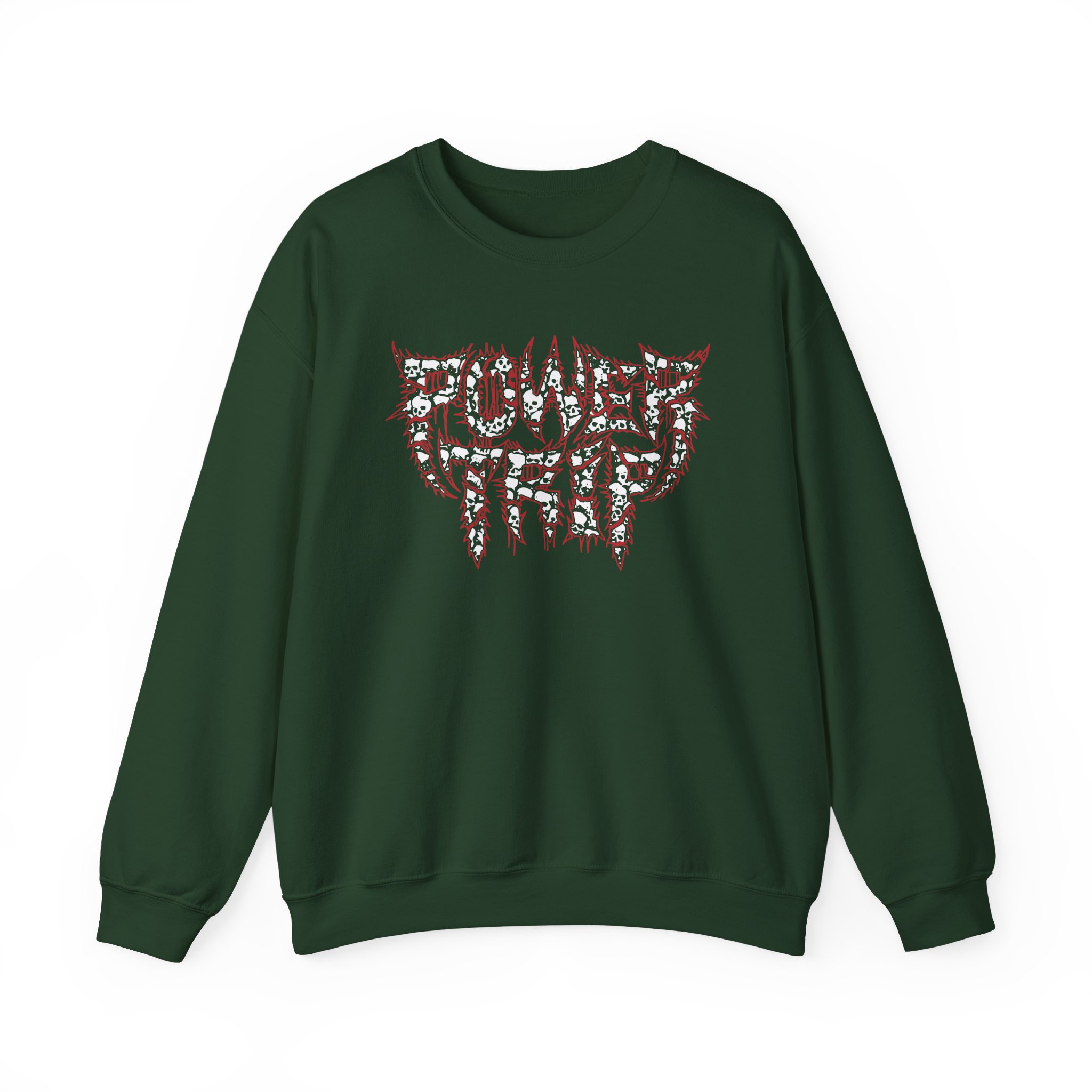 Power Trip Skull Logo Unisex Heavy Blendâ„¢ Crewneck Sweatshirt