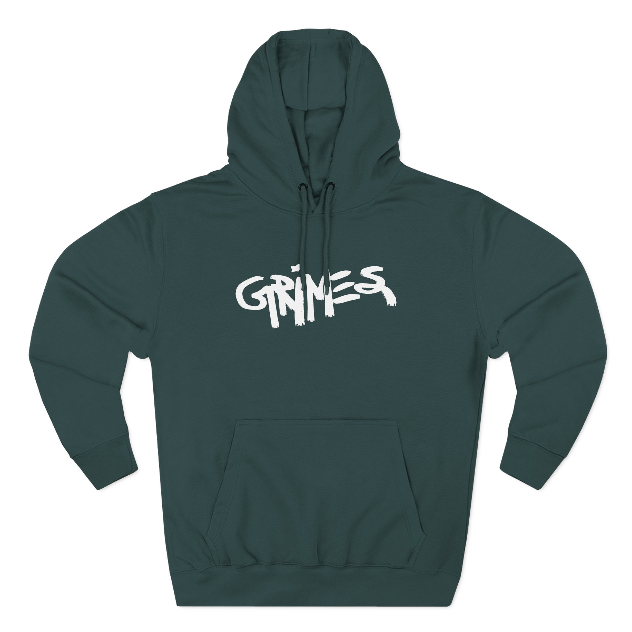 Grimes Logo Three-panel Fleece Hoodie