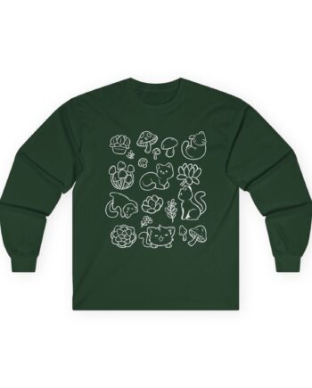 Shubble Plants And Cats Unisex Ultra Cotton Long Sleeve Tee