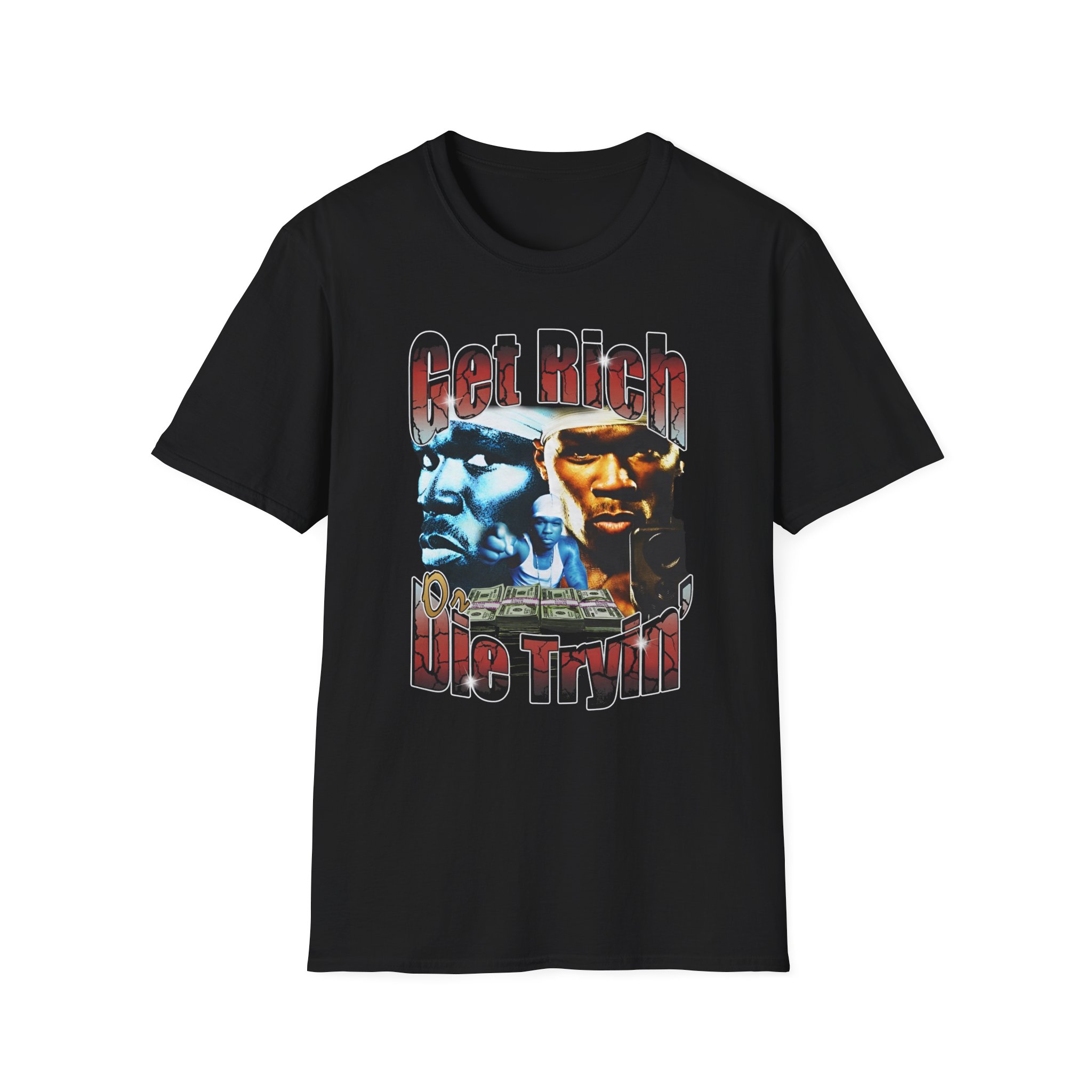 50 Cent Get Rich or Die Tryin Unisex Softstyle T-Shirt