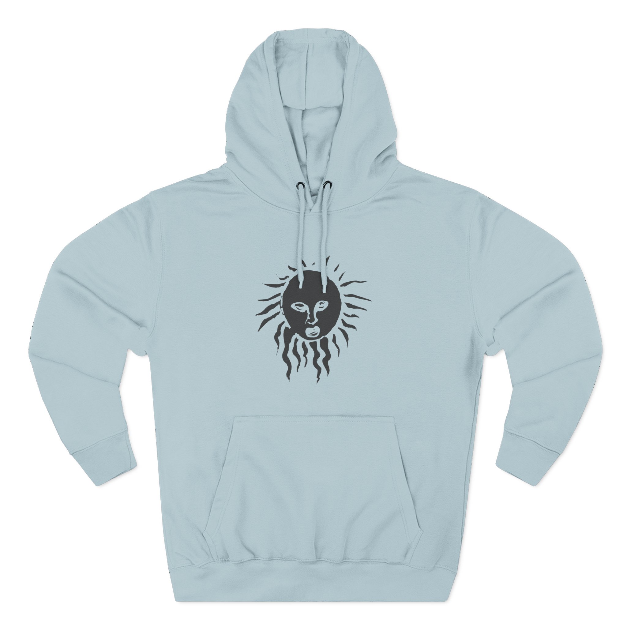 Like Moths to Flames Staring at the Sun Three-Panel Fleece Hoodie