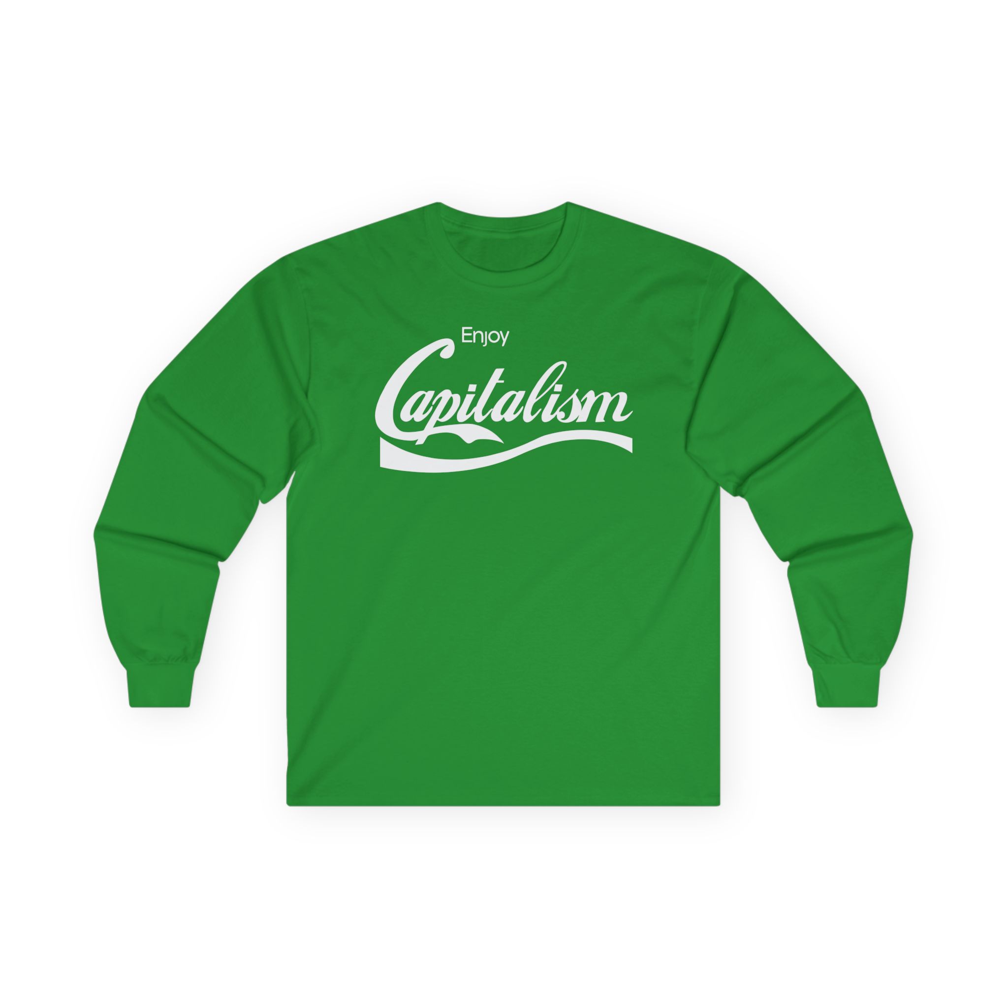 Valuetainment Enjoy Capitalism Unisex Ultra Cotton Long Sleeve Tee