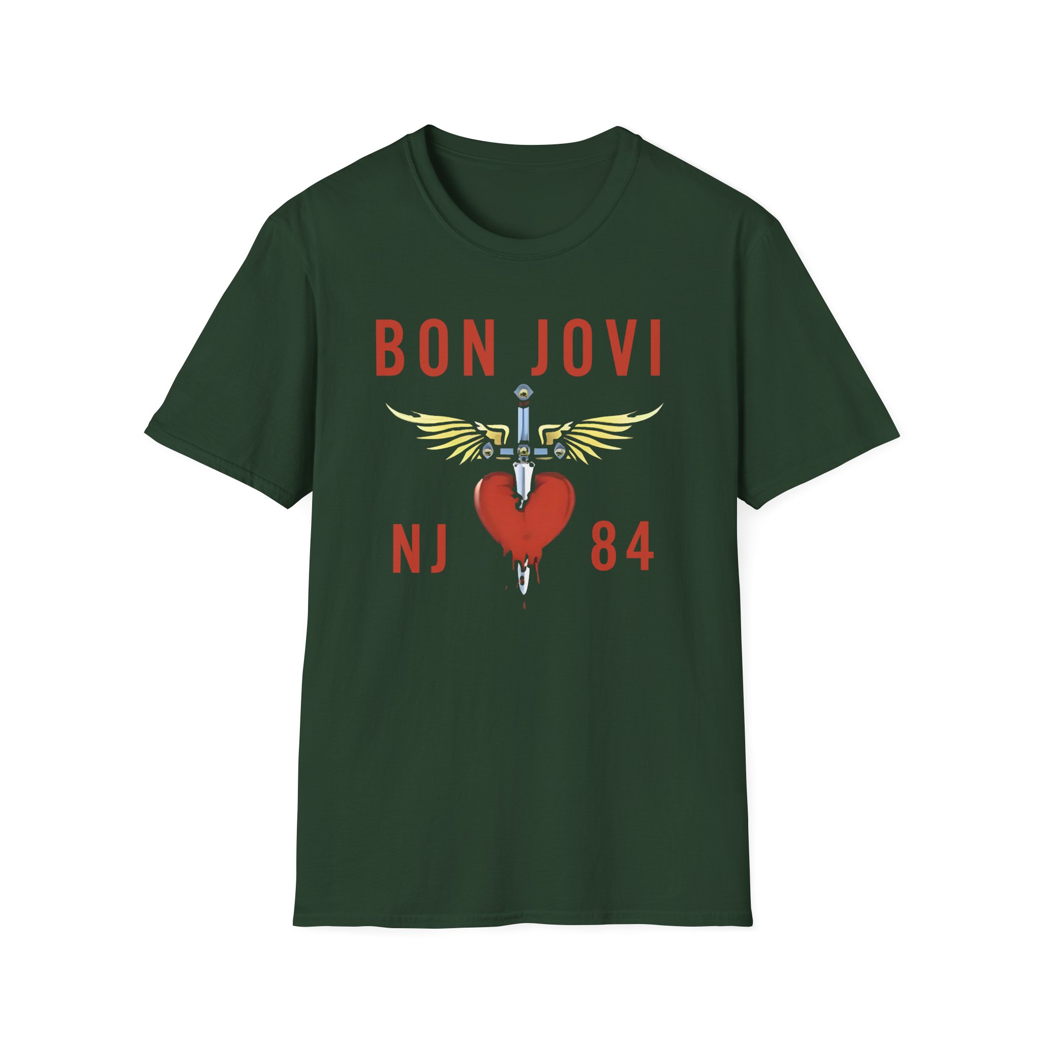 Bon Jovi You Give Love a Bad Name Unisex Softstyle T-Shirt