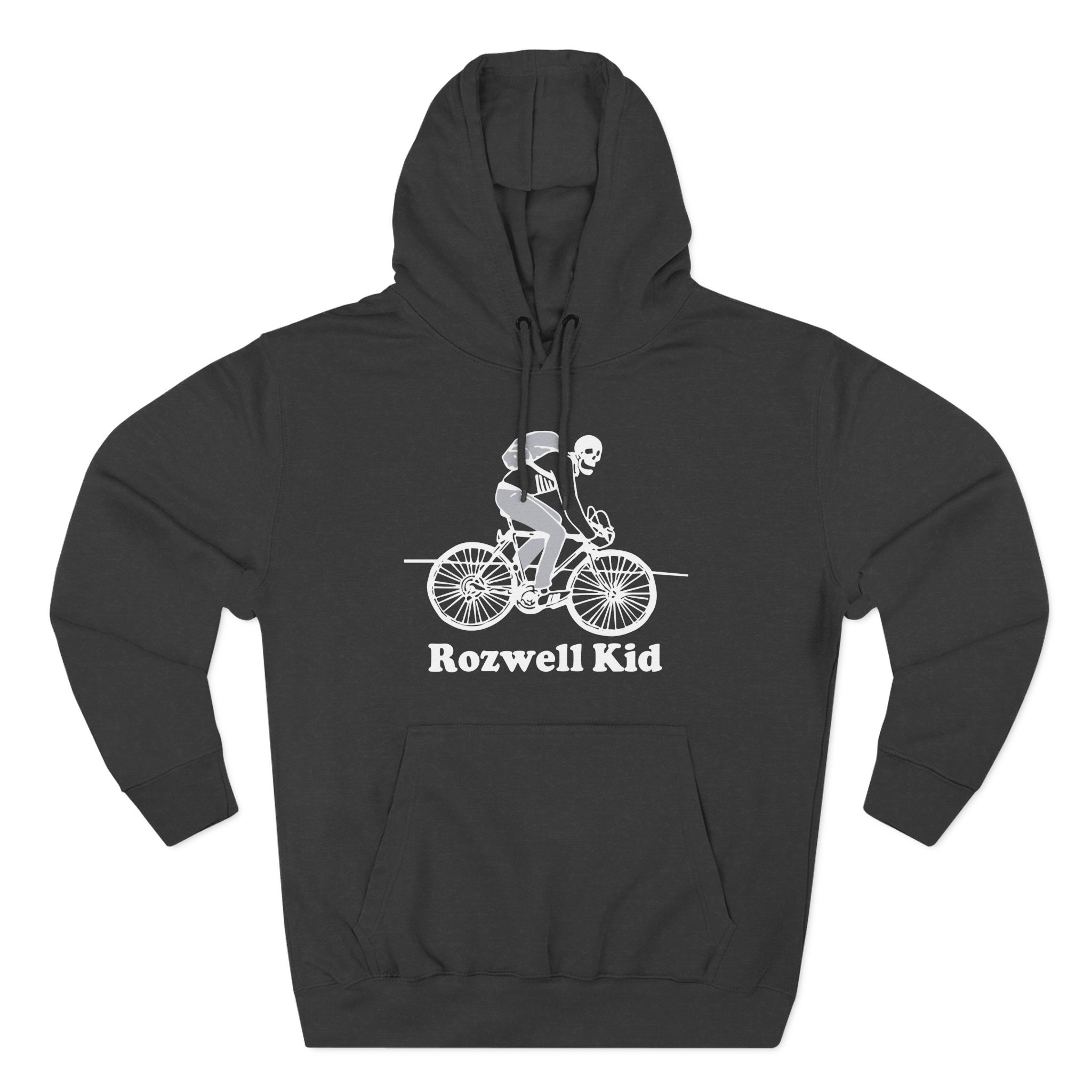 Rozwell Kid Bicycle Skeleton Three-Panel Fleece Hoodie