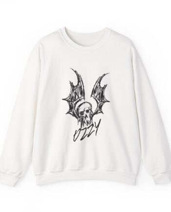 Ozzy Osbourne Bat Sketch Unisex Heavy Blend™ Crewneck Sweatshirt