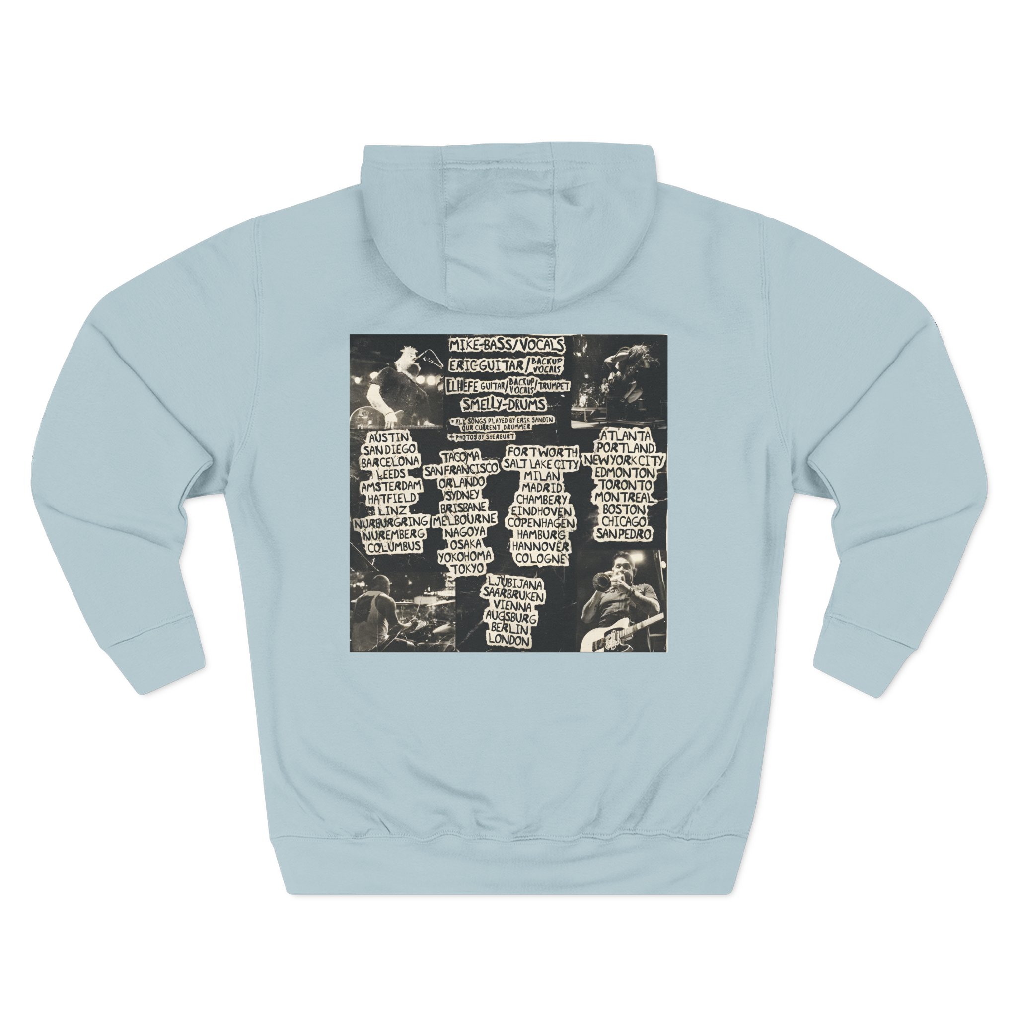 Nofx Og Skull Three-Panel Fleece Hoodie