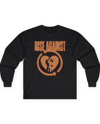 Rise Against Blurred Heartfist Unisex Ultra Cotton Long Sleeve Tee