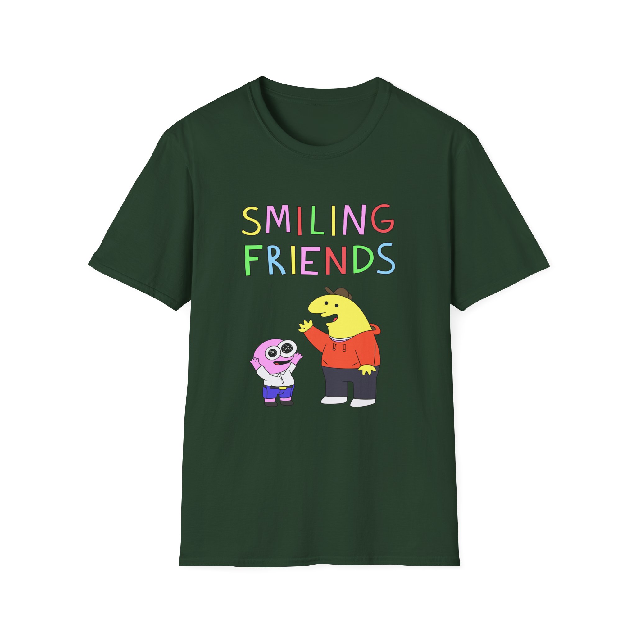 Smiling Friends Charlie Pim Allan Glep Unisex Softstyle T-shirt