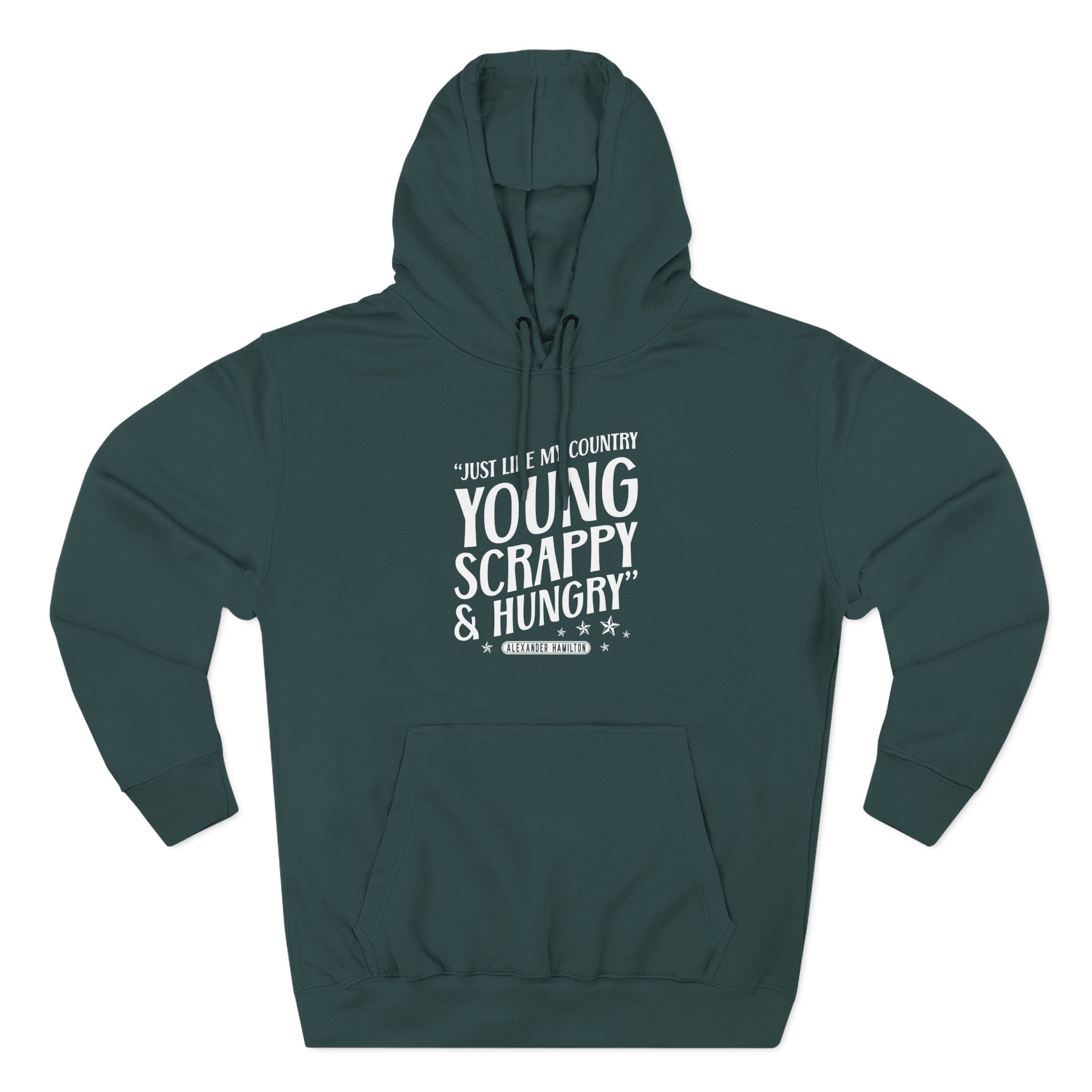 Hamilton Young and Scrappy Three-Panel Fleece Hoodie
