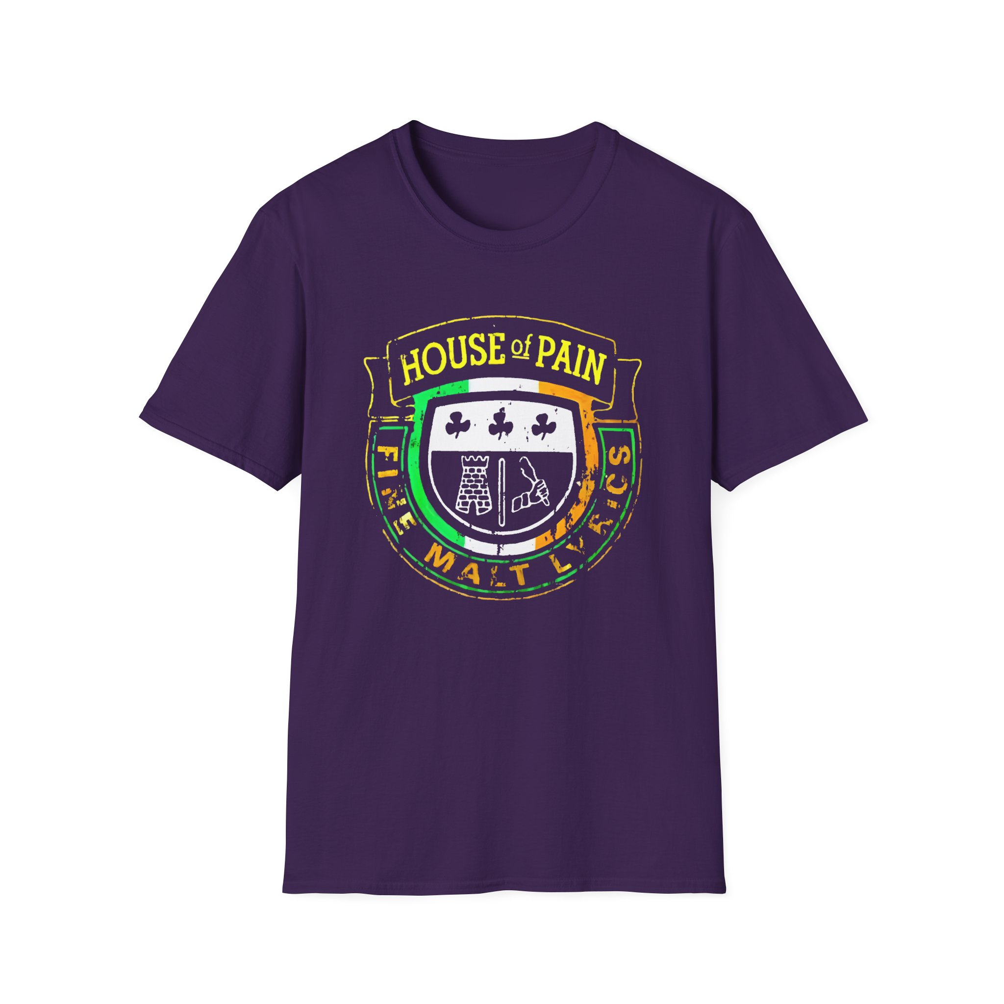 House of Pain Crest Distress Unisex Softstyle T-Shirt