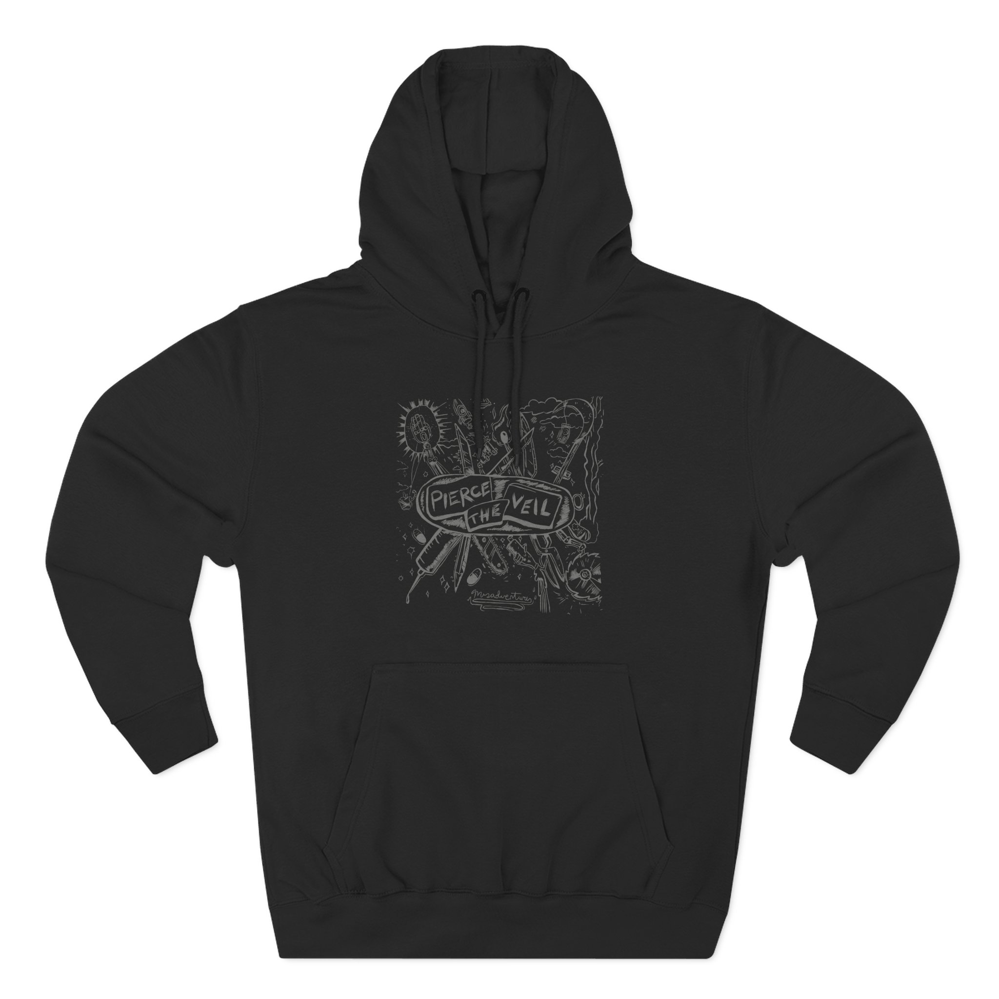 Pierce the Veil Misadventures Three-Panel Fleece Hoodie