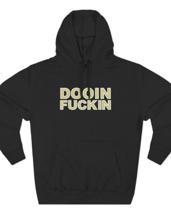 Upchurch Dooin Fuckin Three-Panel Fleece Hoodie