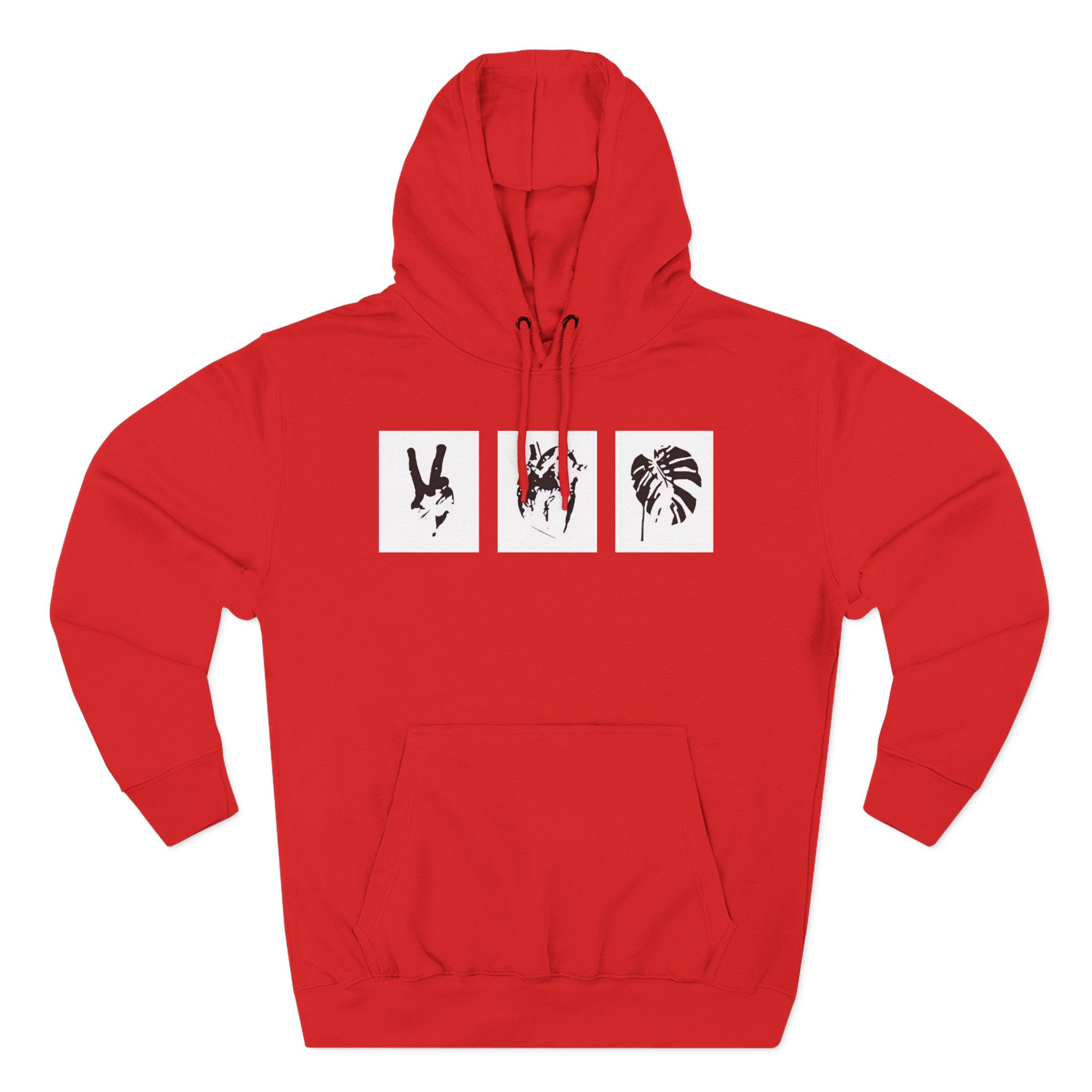 Mumbo Jumbo Peace, Love and Heavy Metal Three-Panel Fleece Hoodie