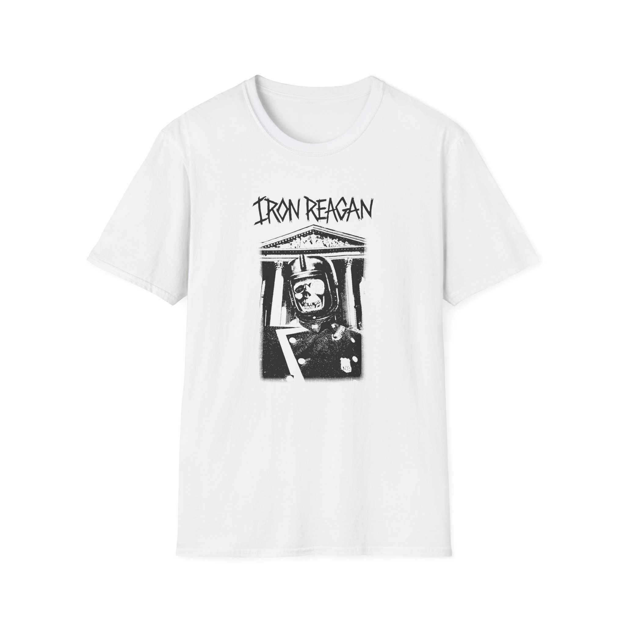 Iron Reagan Rewind Black Ink Unisex Softstyle T-Shirt