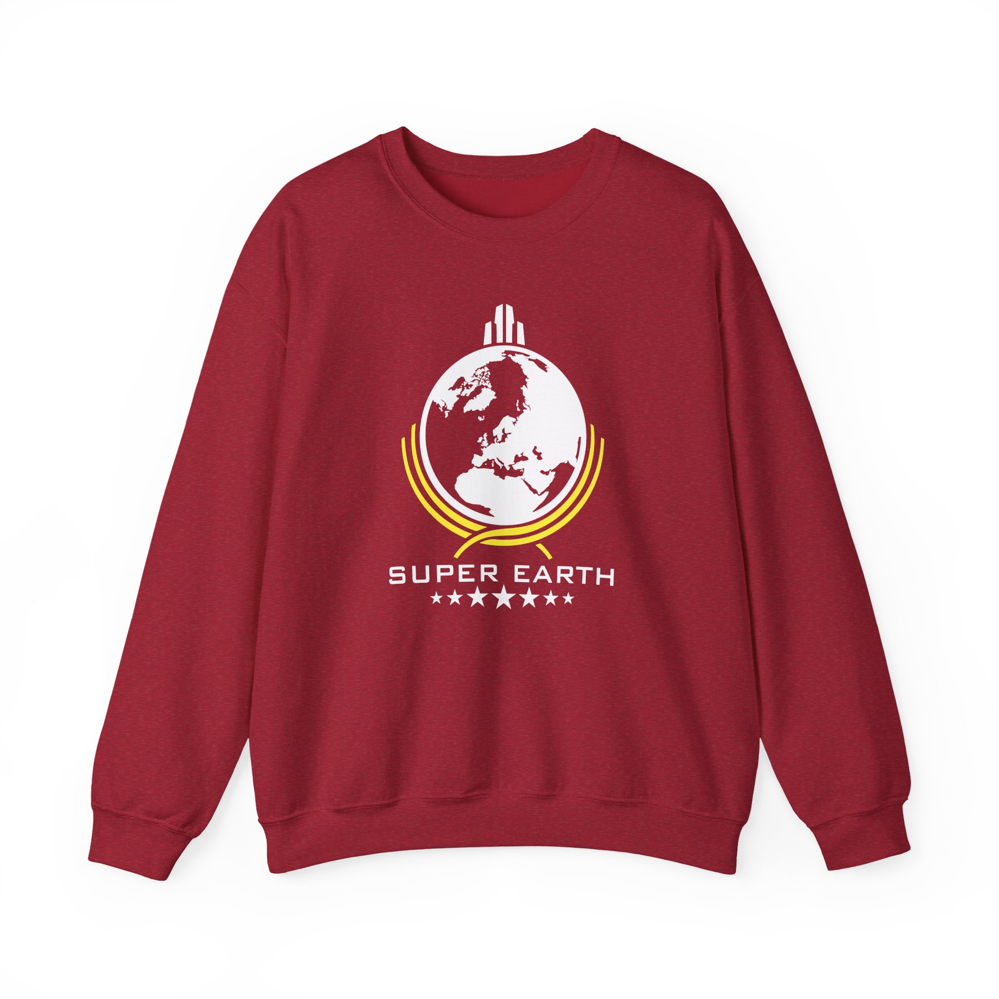 Helldivers Super Earth Unisex Heavy Blendâ„¢ Crewneck Sweatshirt
