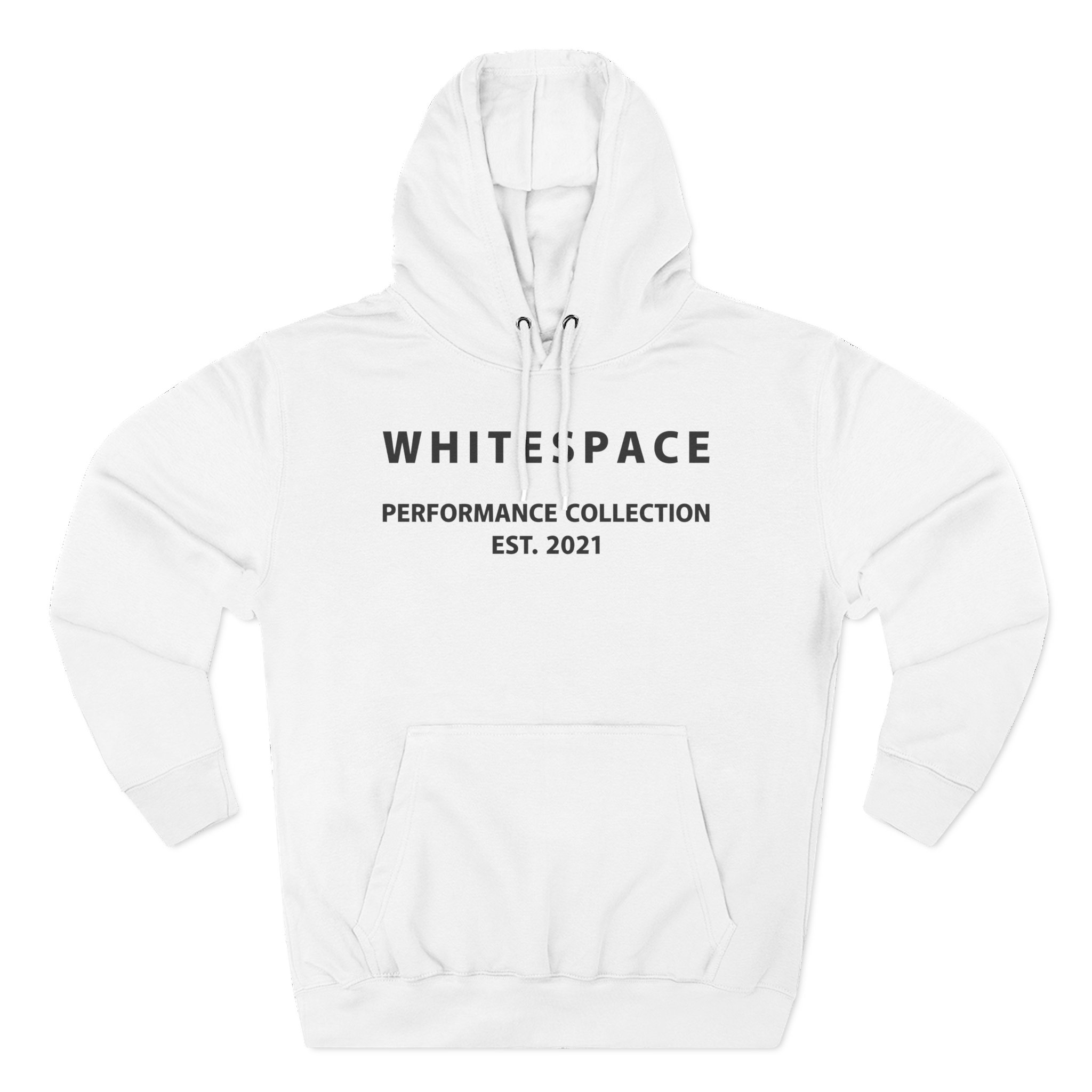 Nina Dobrev Whitepace 3d Logo Three-Panel Fleece Hoodie