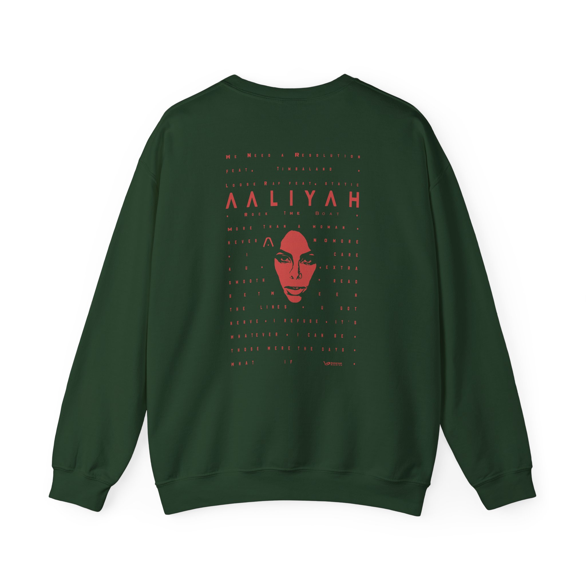 Aaliyah Glow LS Unisex Heavy Blendâ„¢ Crewneck Sweatshirt