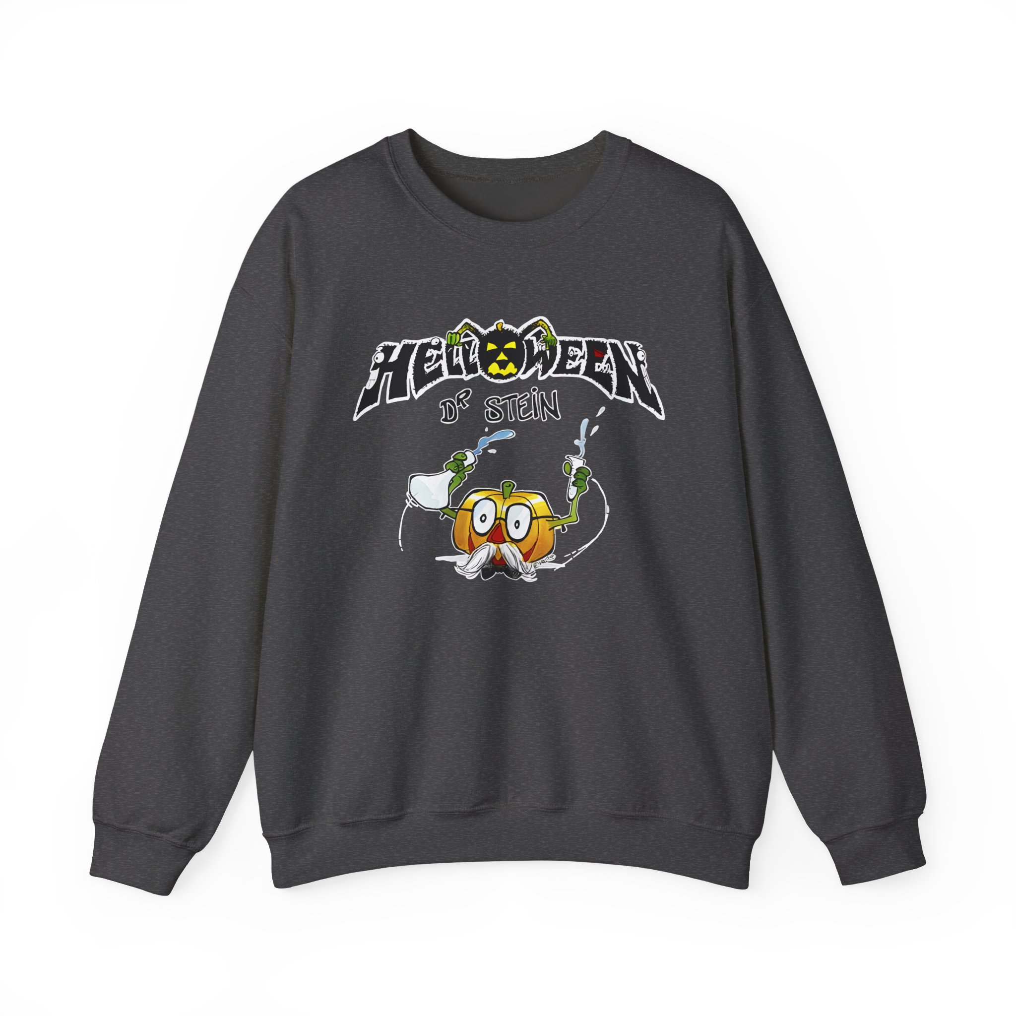Helloween Dr. Stein Zipper Unisex Heavy Blendâ„¢ Crewneck Sweatshirt